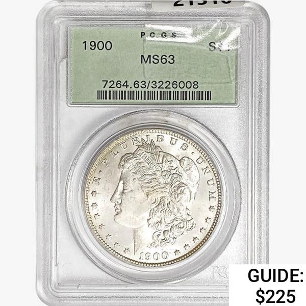 1900 Morgan Silver Dollar PCGS MS63 (1 of 2)