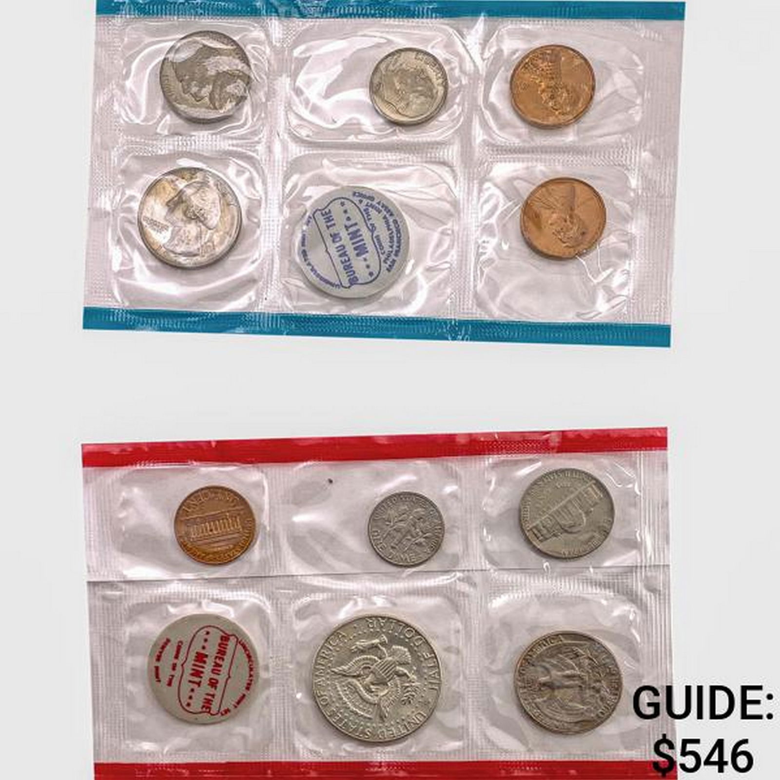 1970 UNC US Mint Sets [130 Coins] (1 of 9)