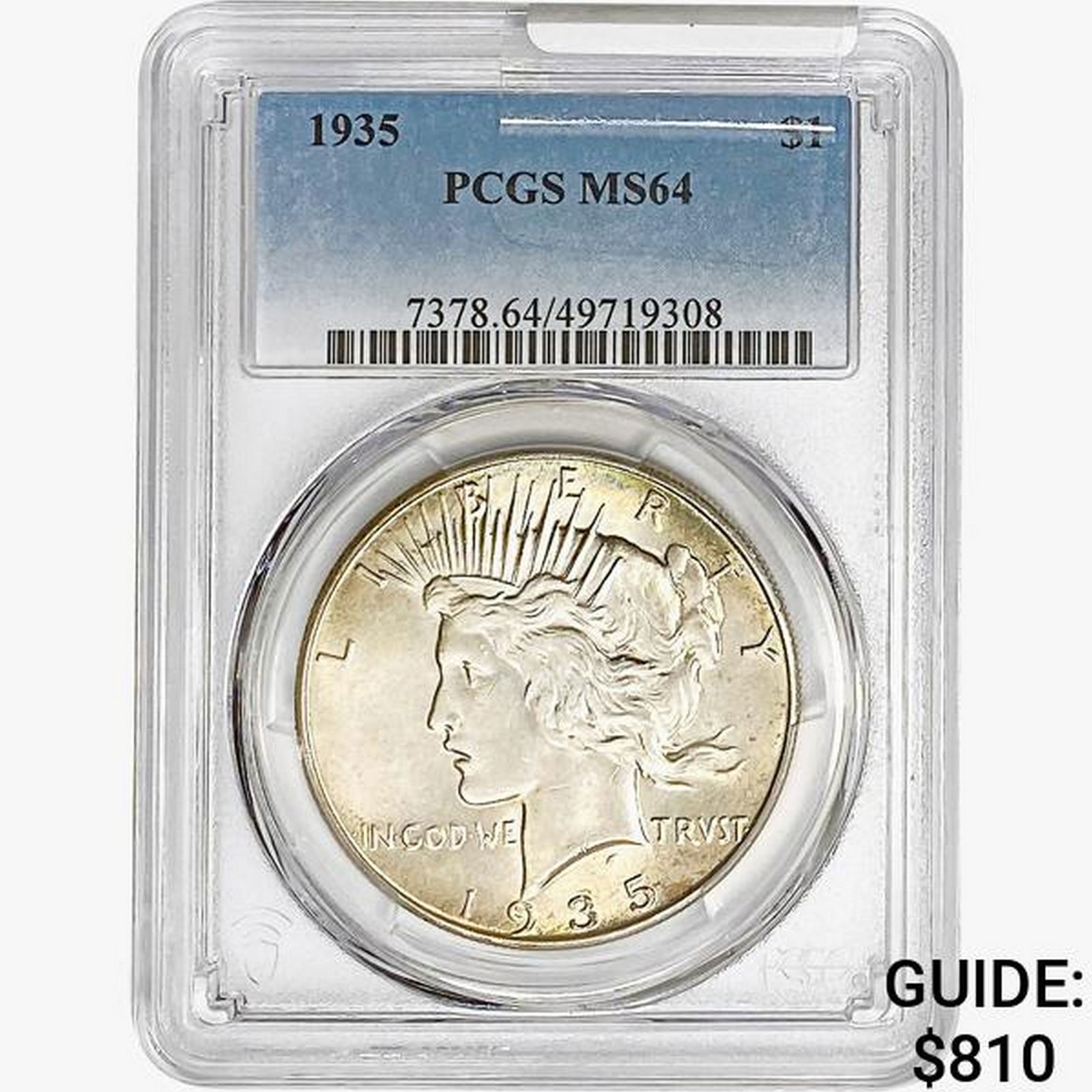 1935 Silver Peace Dollar PCGS MS64 (1 of 2)