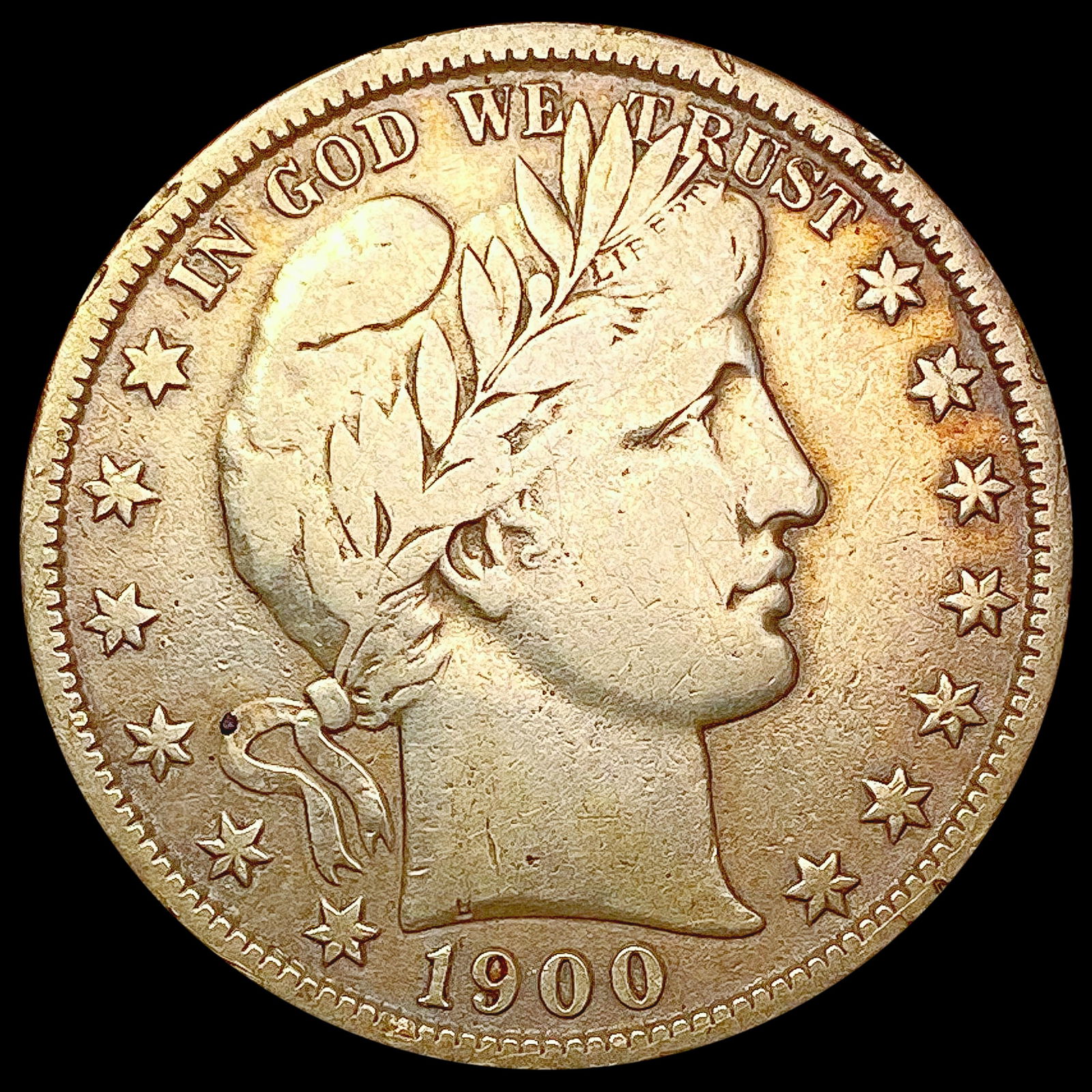 1900 Barber Half Dollar LIGHTLY CIRCULATED (1 of 2)