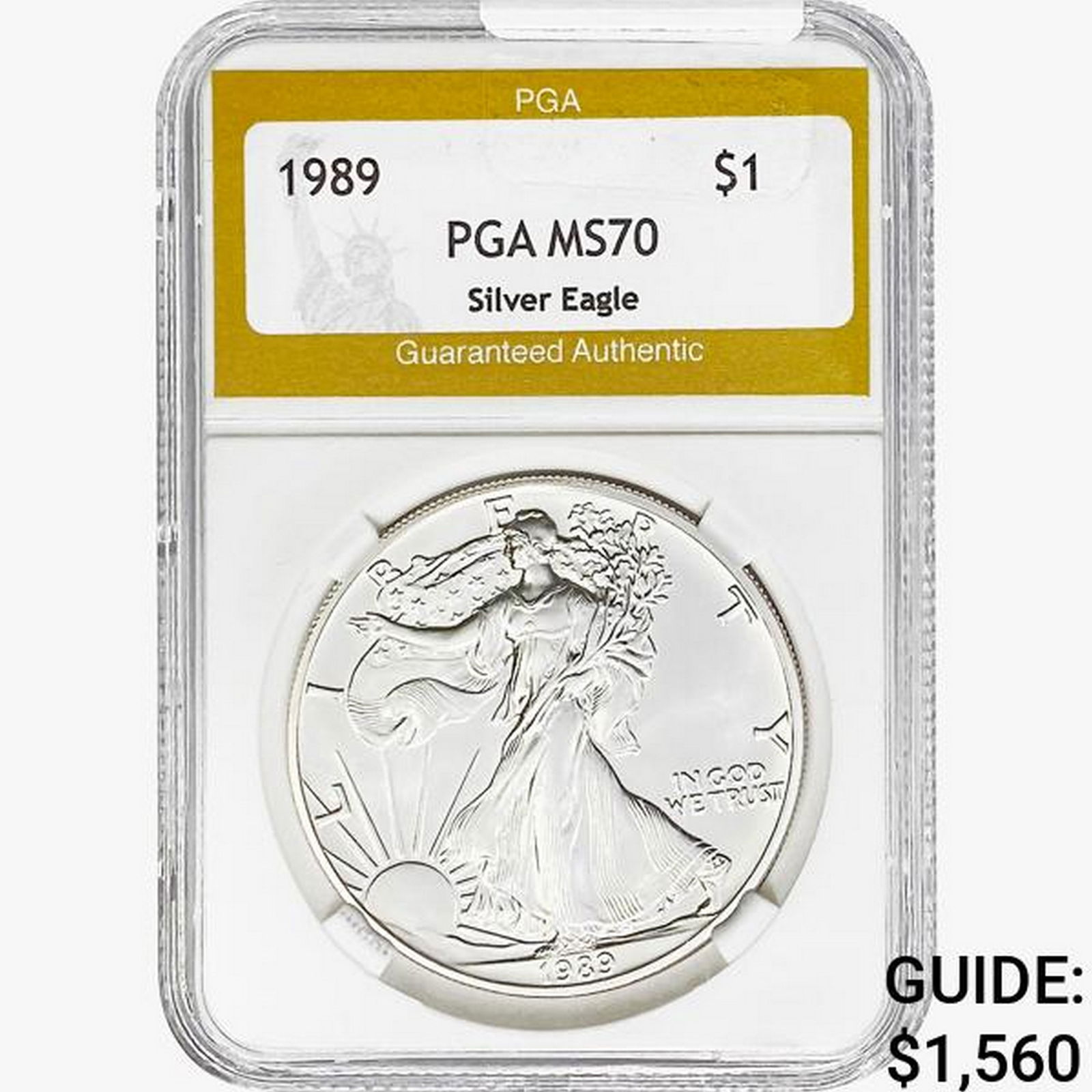 1989 Silver Eagle PGA MS70 (1 of 2)