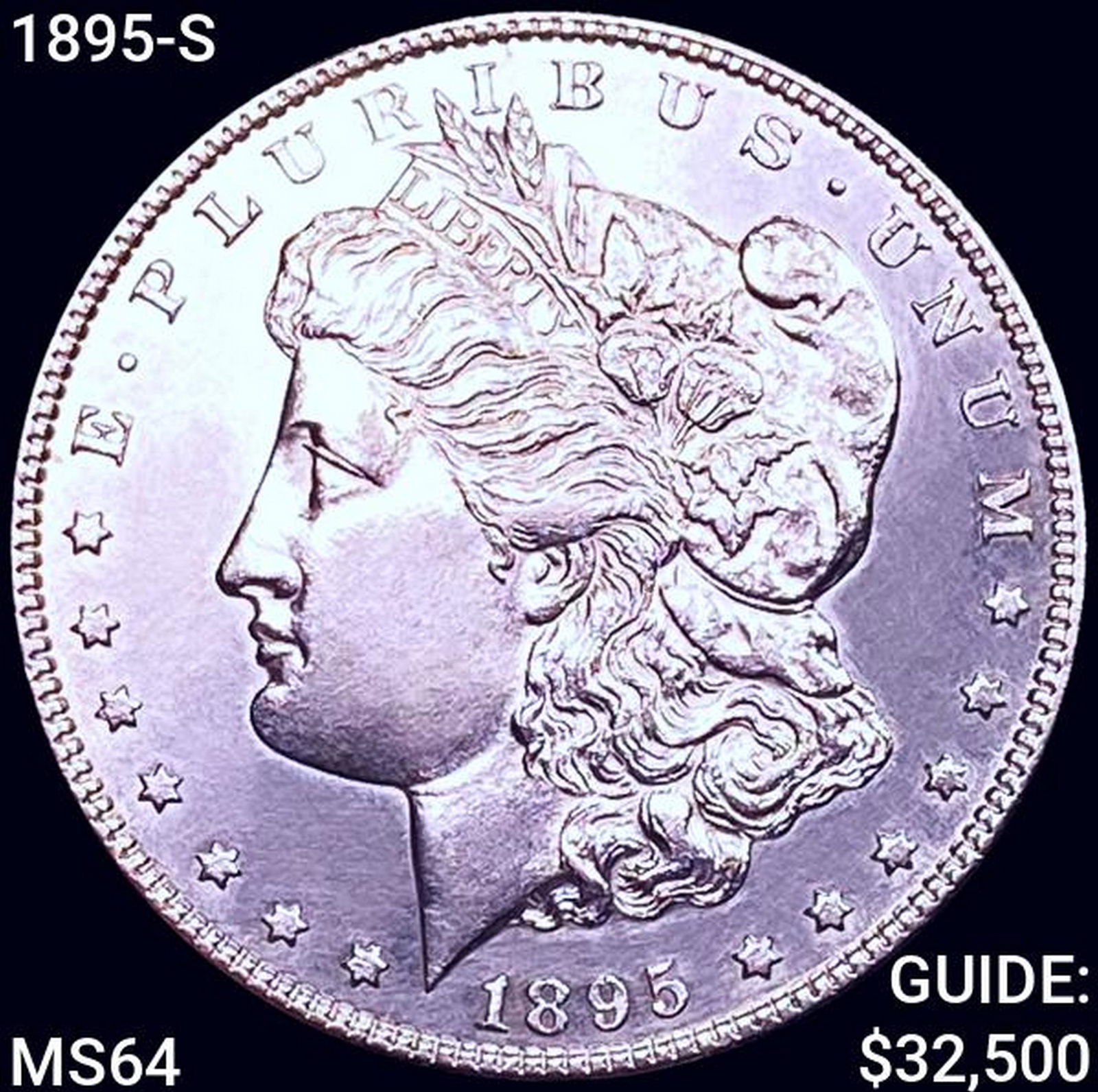 1895-S Morgan Silver Dollar CHOICE BU (1 of 2)