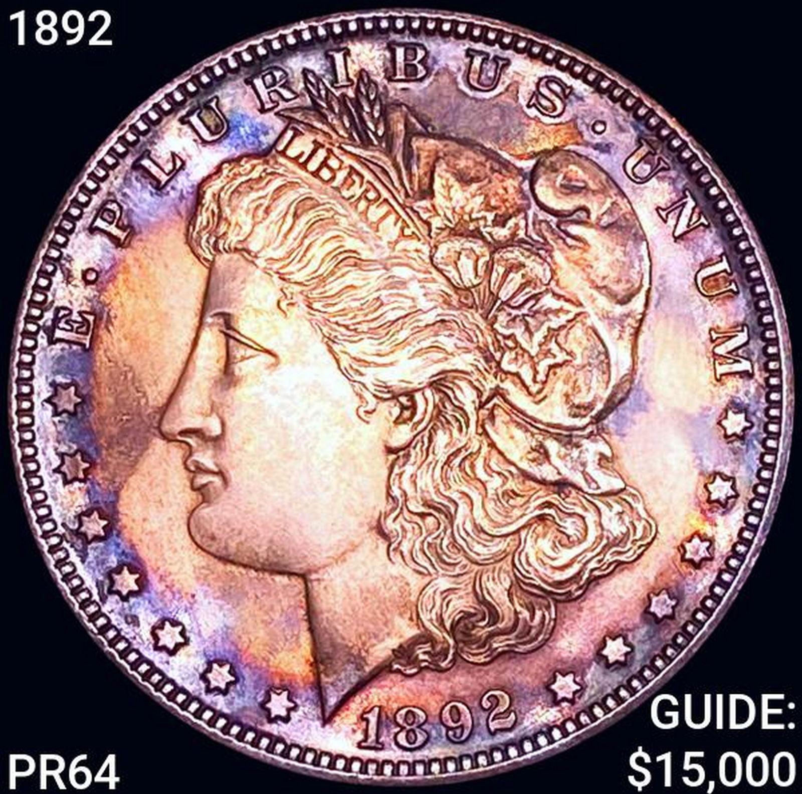 1892 Morgan Silver Dollar GEM PROOF (1 of 2)