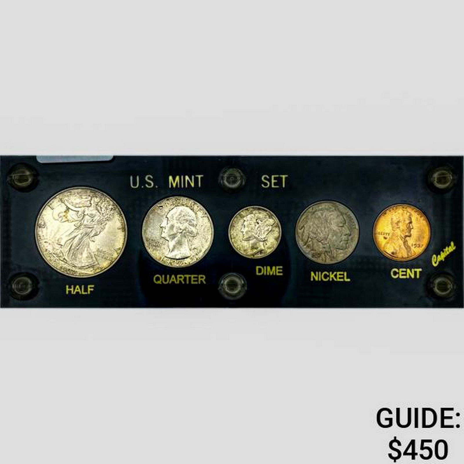 1937 BU US Mint Set [5 Coins] (1 of 2)