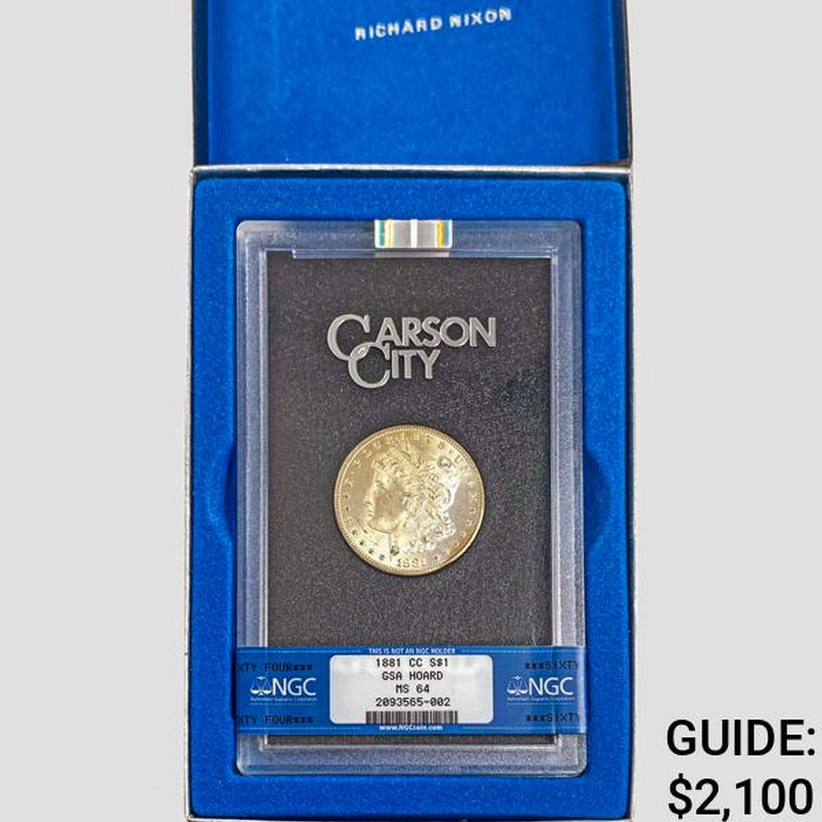 1881-CC Morgan Silver Dollar NGC MS64 GSA (1 of 2)