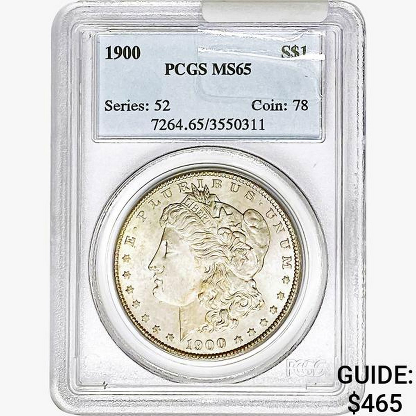 1900 Morgan Silver Dollar PCGS MS65 (1 of 2)