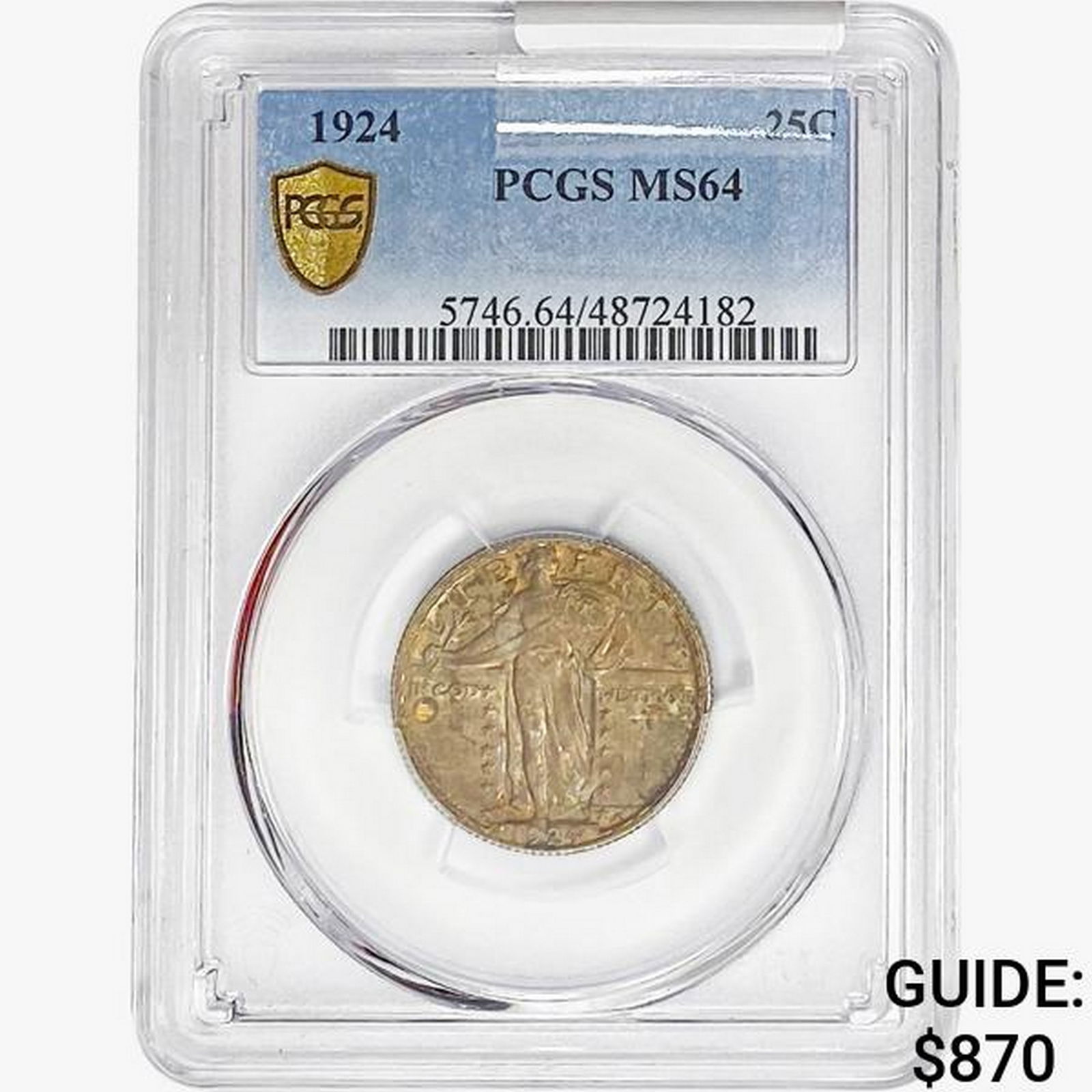 1924 Standing Liberty Quarter PCGS MS64 (1 of 2)