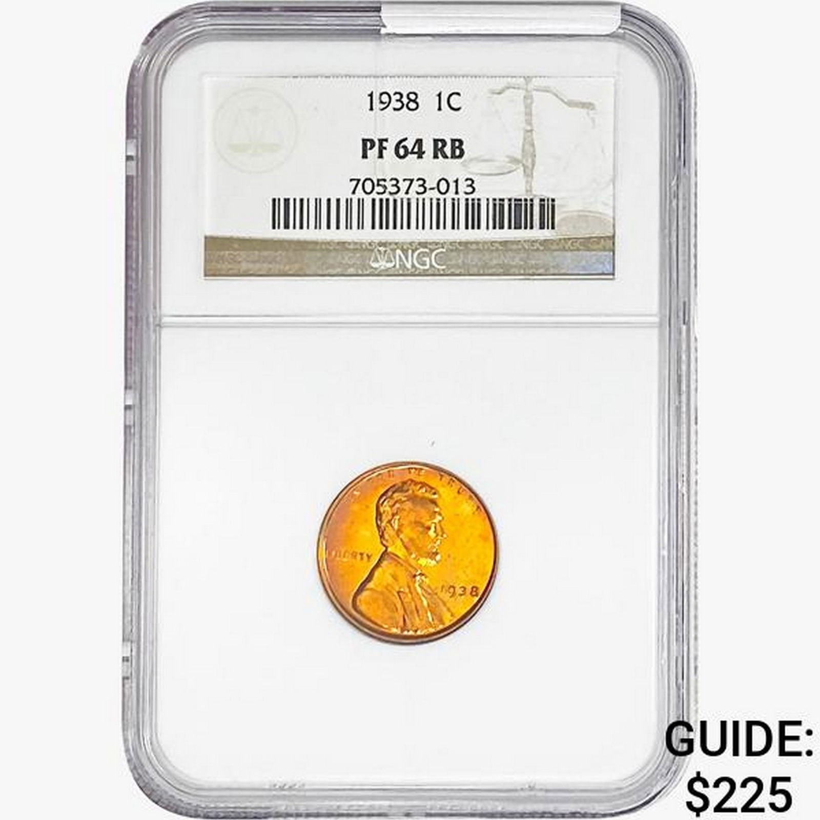 1938 Wheat Cent NGC PF64 RB (1 of 2)