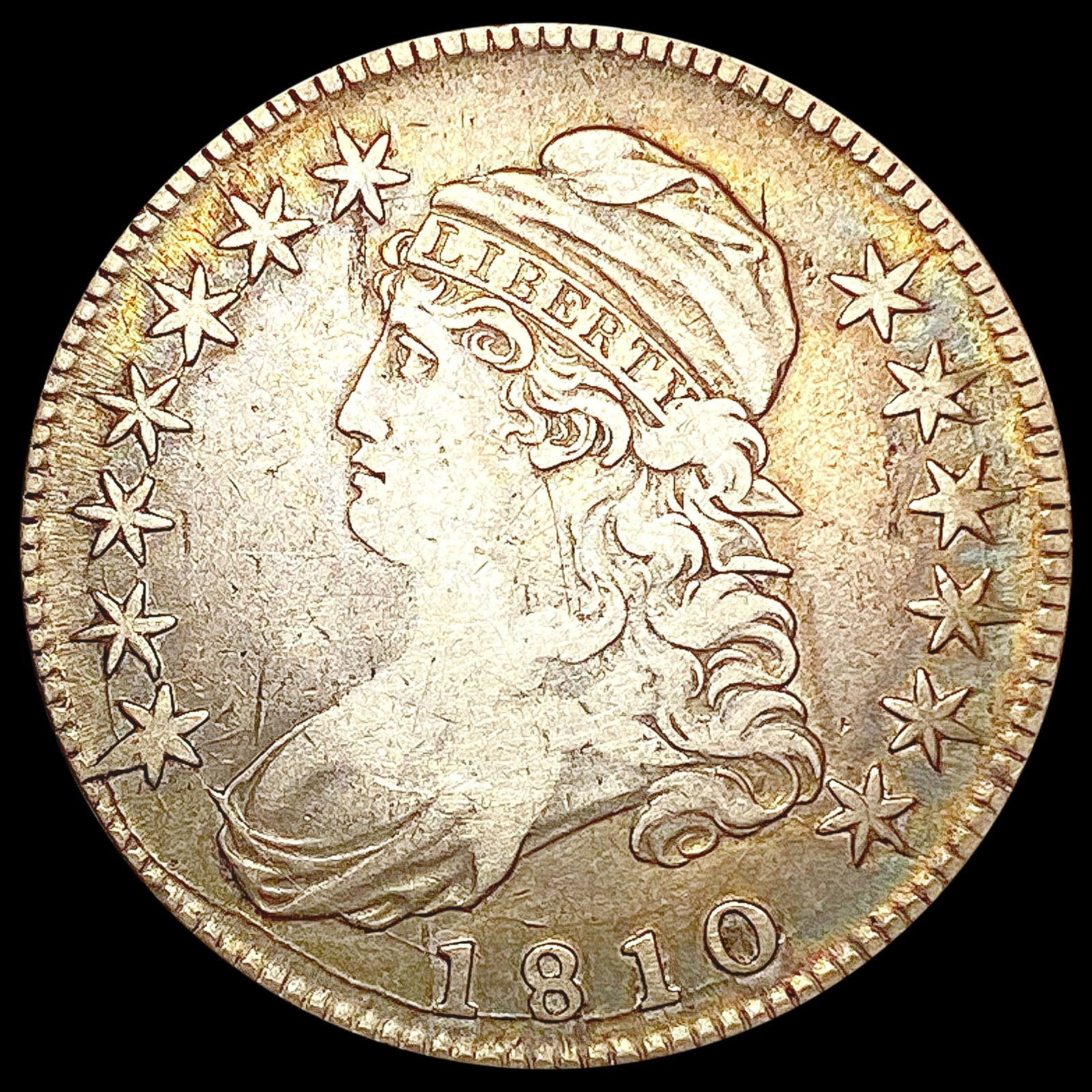 1810 Capped Bust Half Dollar NICELY CIRCULATED (1 of 2)
