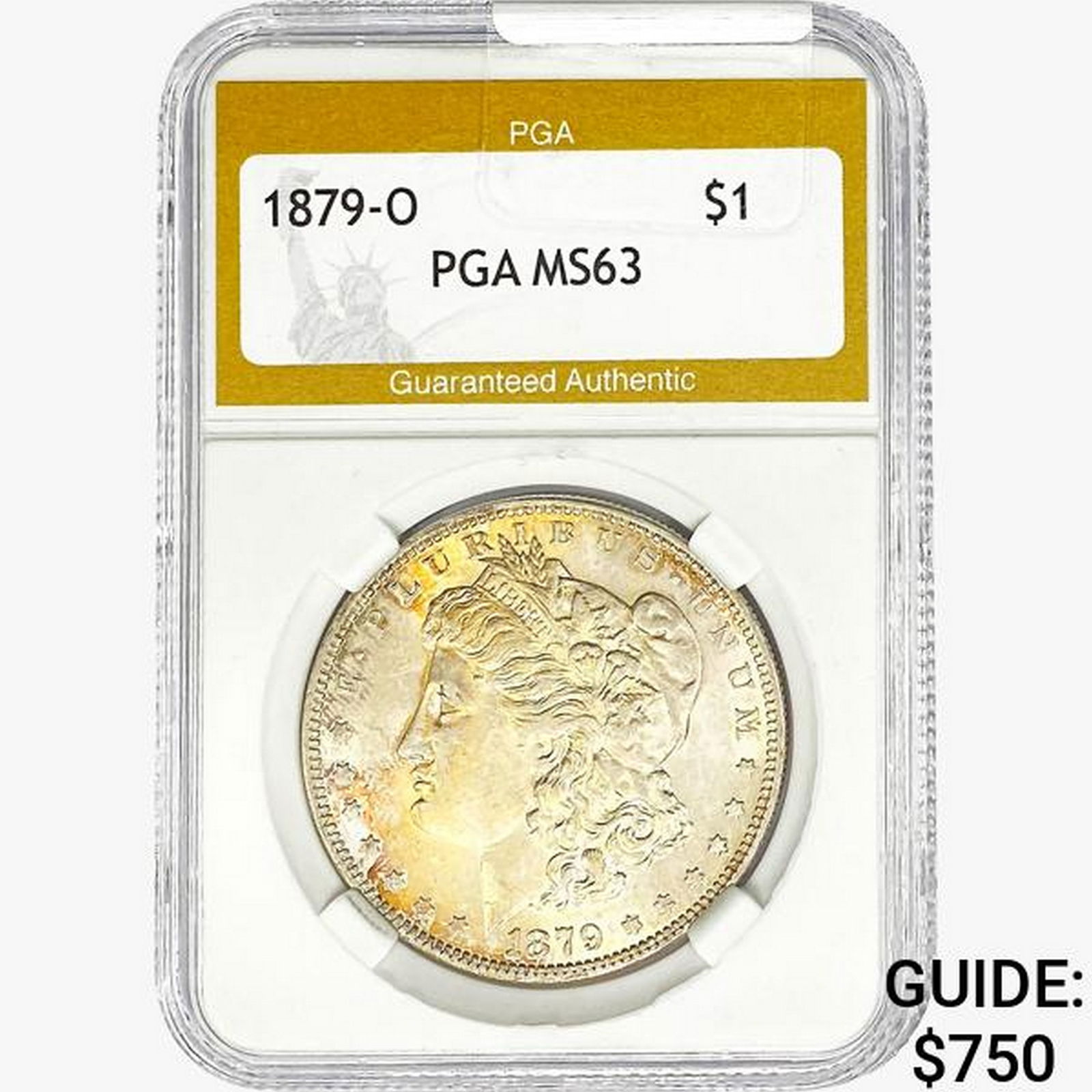 1879-O Morgan Silver Dollar PGA MS63 (1 of 2)