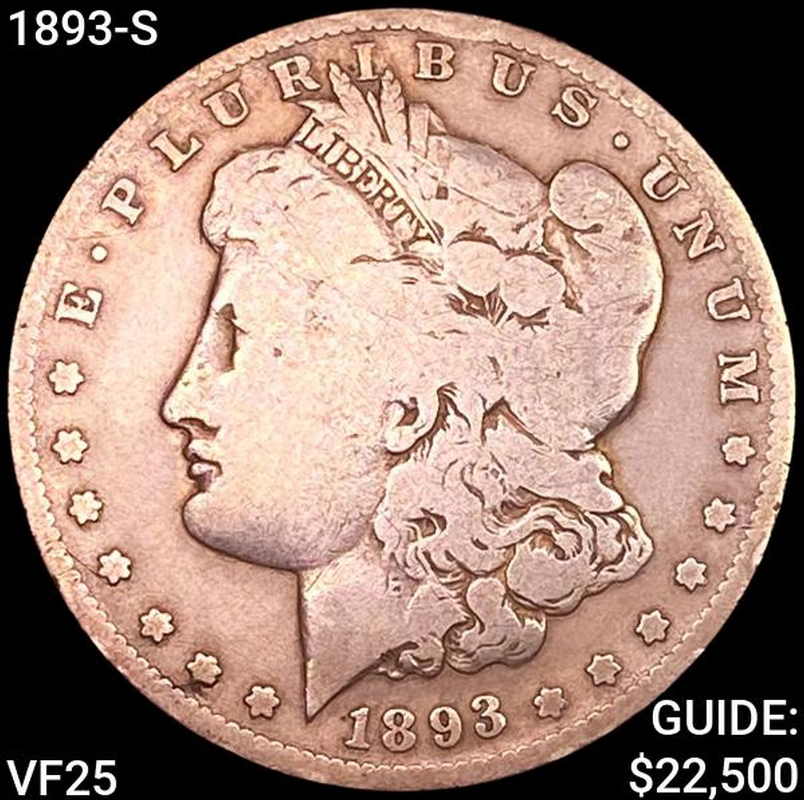 1893-S Morgan Silver Dollar LIGHTLY CIRCULATED (1 of 2)