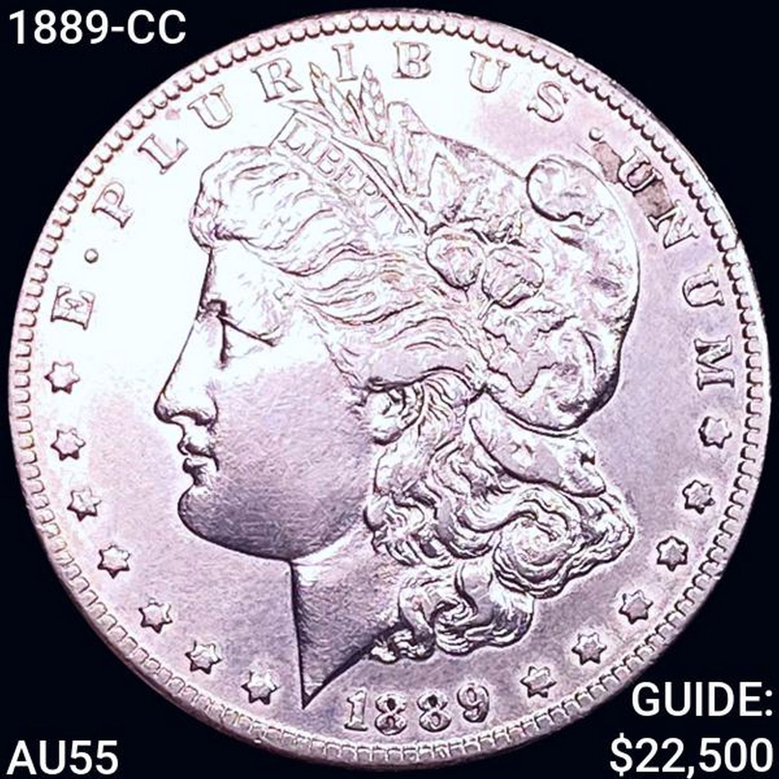 1889-CC Morgan Silver Dollar HIGH GRADE (1 of 2)