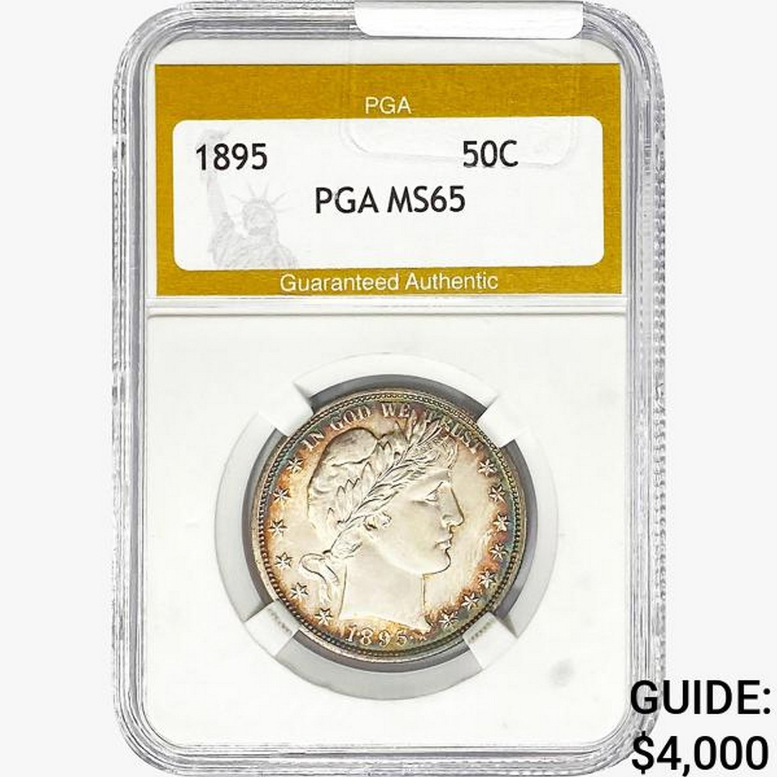 1895 Barber Half Dollar PGA MS65 (1 of 2)