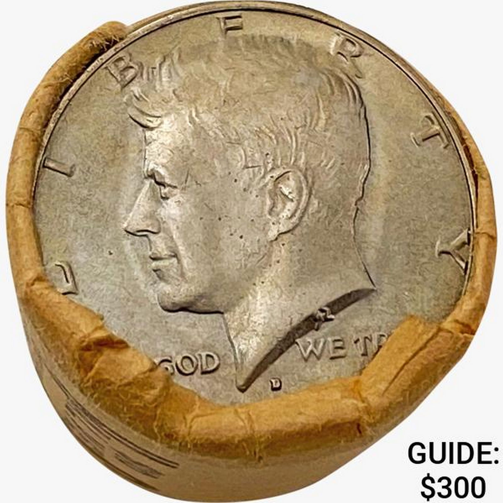 1976-D BU Kennedy Half Dollar Roll [20 Coins] (1 of 3)