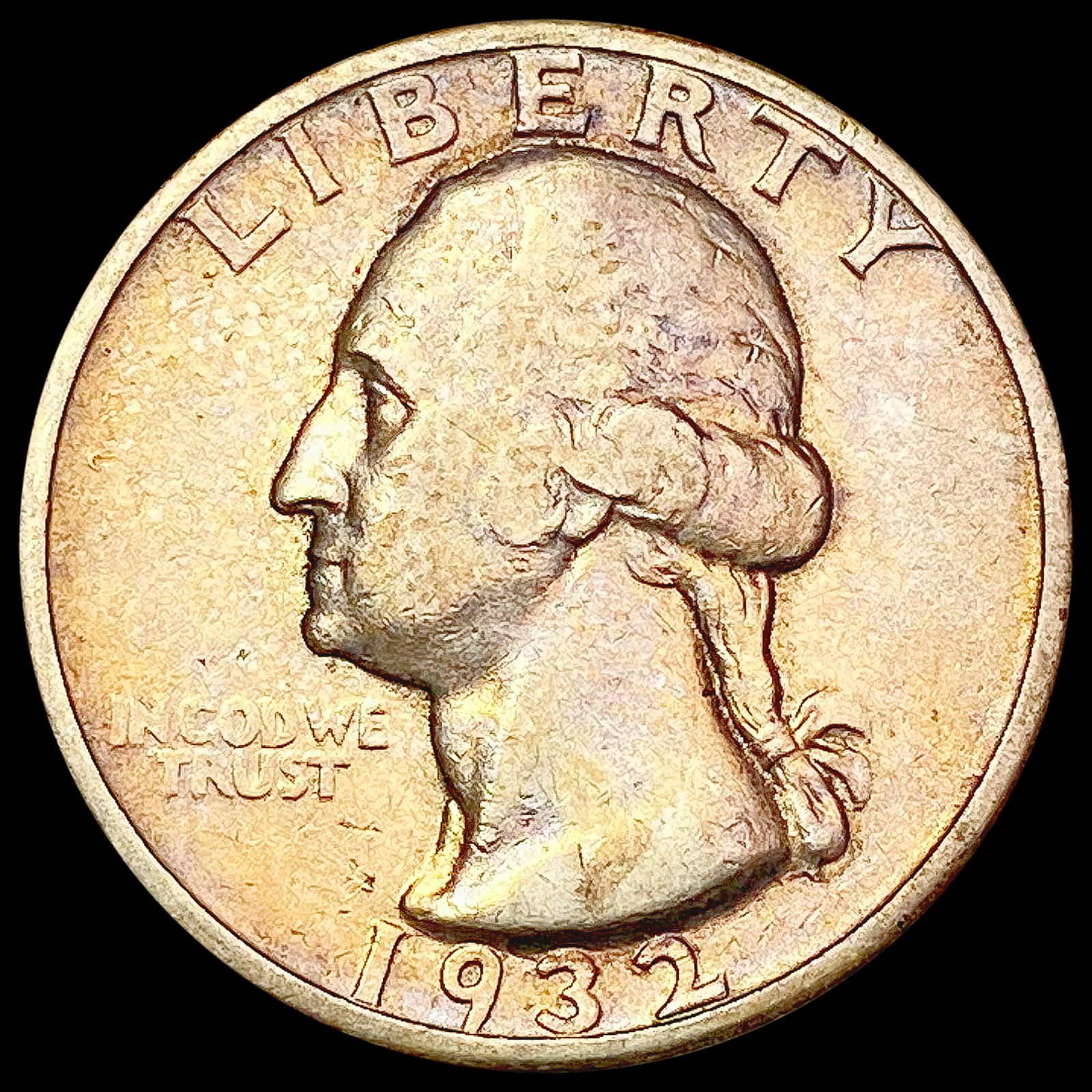 1932 S Washington Silver Quarter LIGHTLY CIRCULATED (1 of 2)