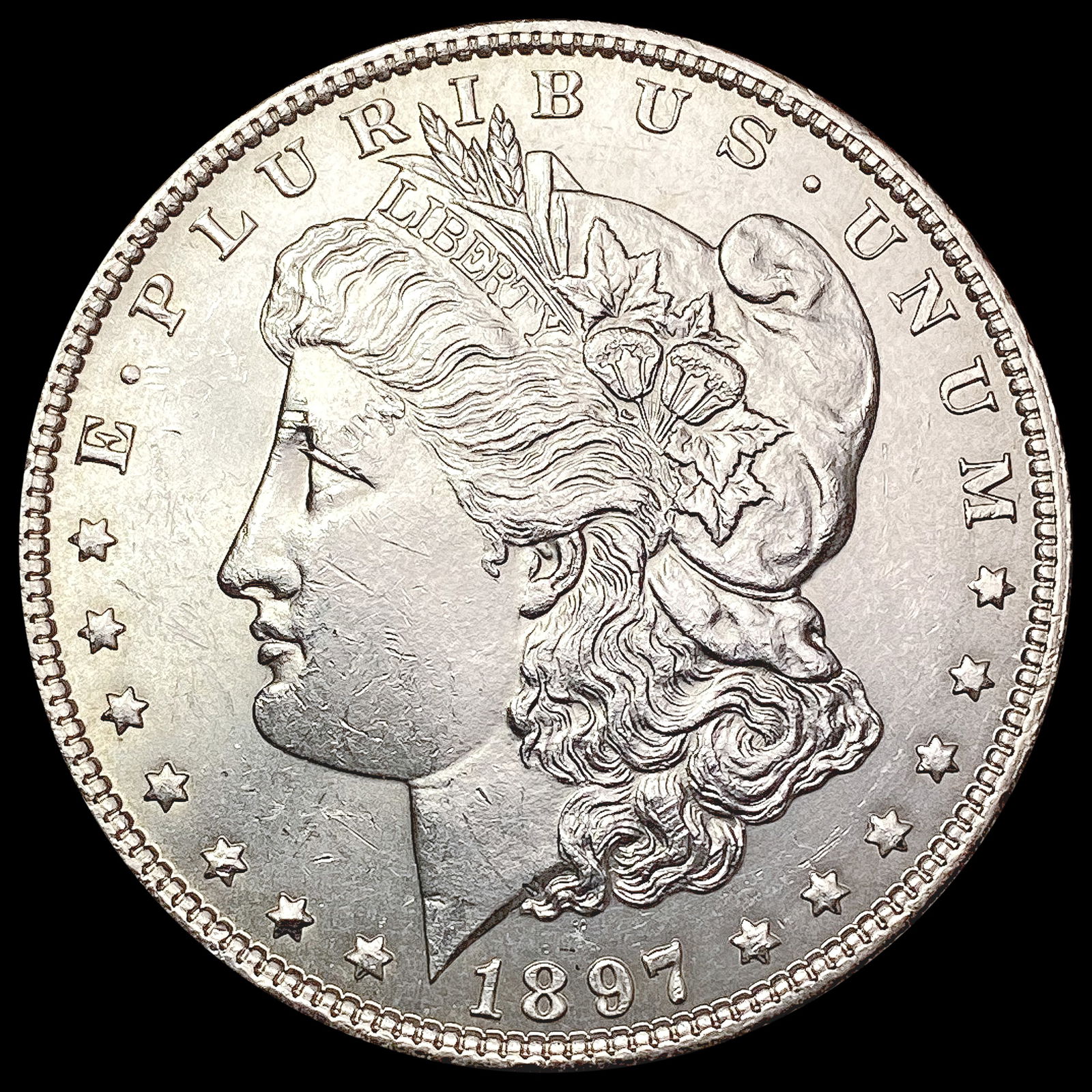 1897 Morgan Silver Dollar CHOICE BU (1 of 2)