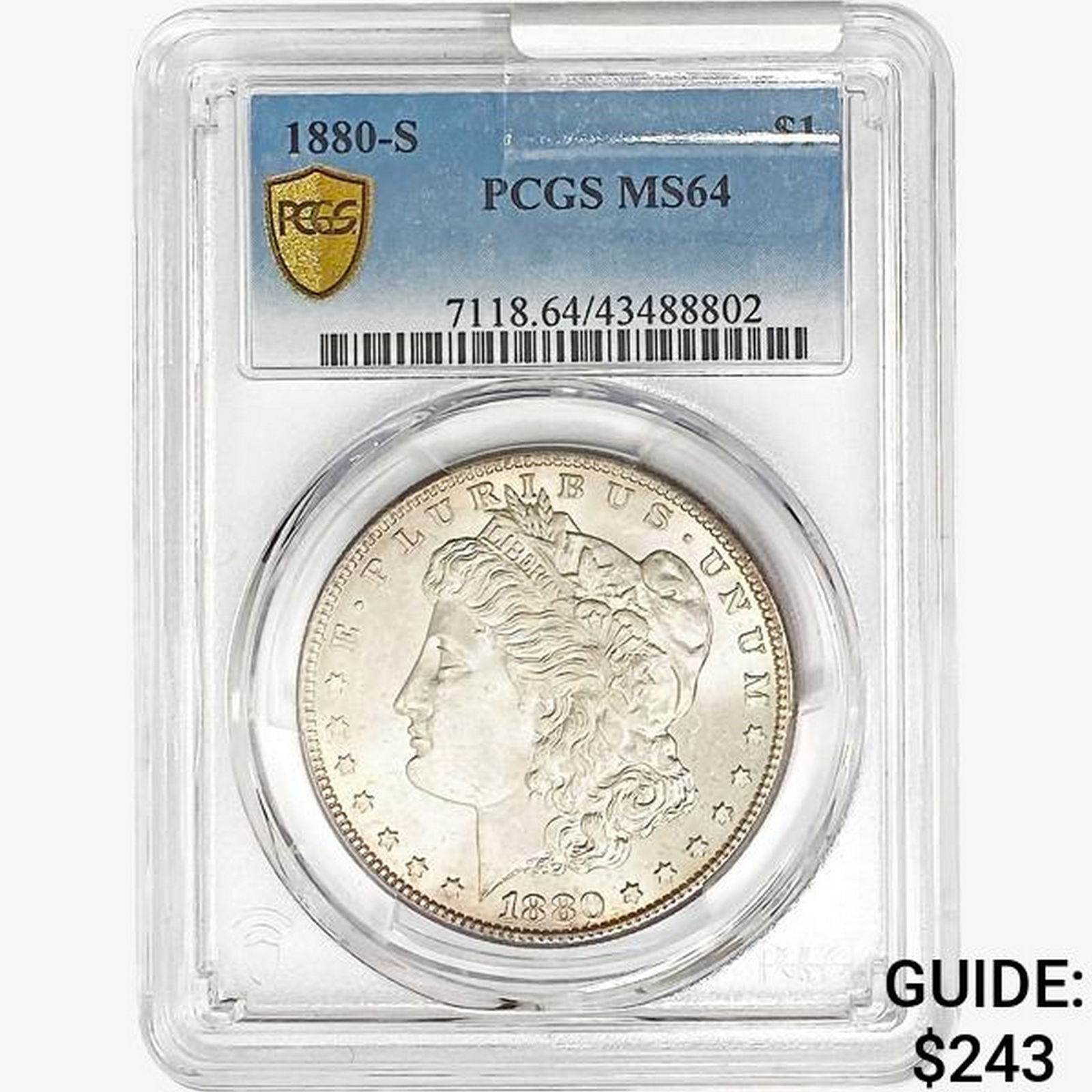 1880-S Morgan Silver Dollar PCGS MS64 (1 of 2)