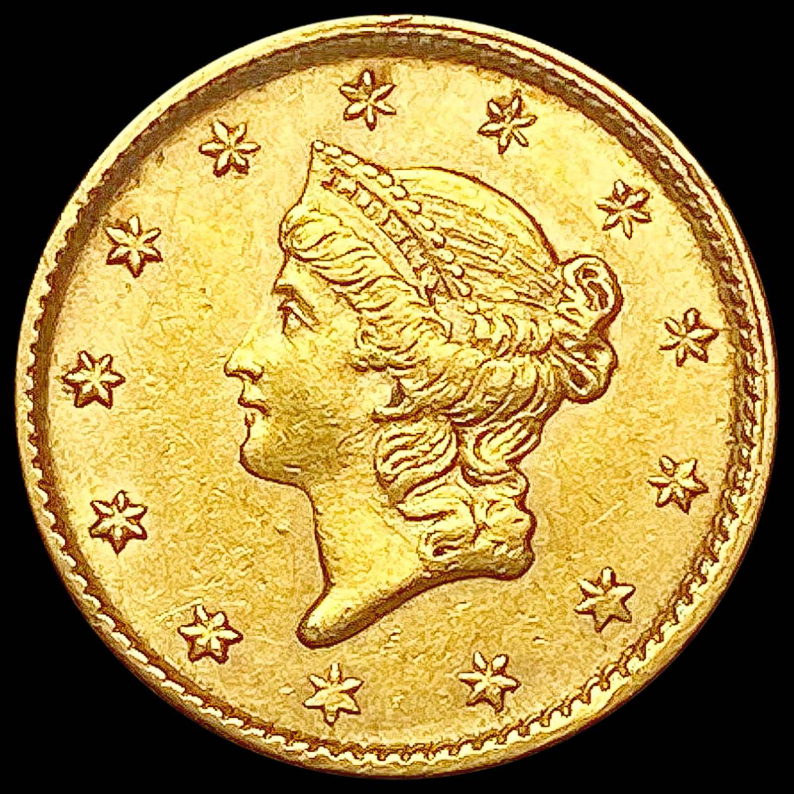 1853 Rare Gold Dollar CLOSELY UNCIRCULATED (1 of 2)