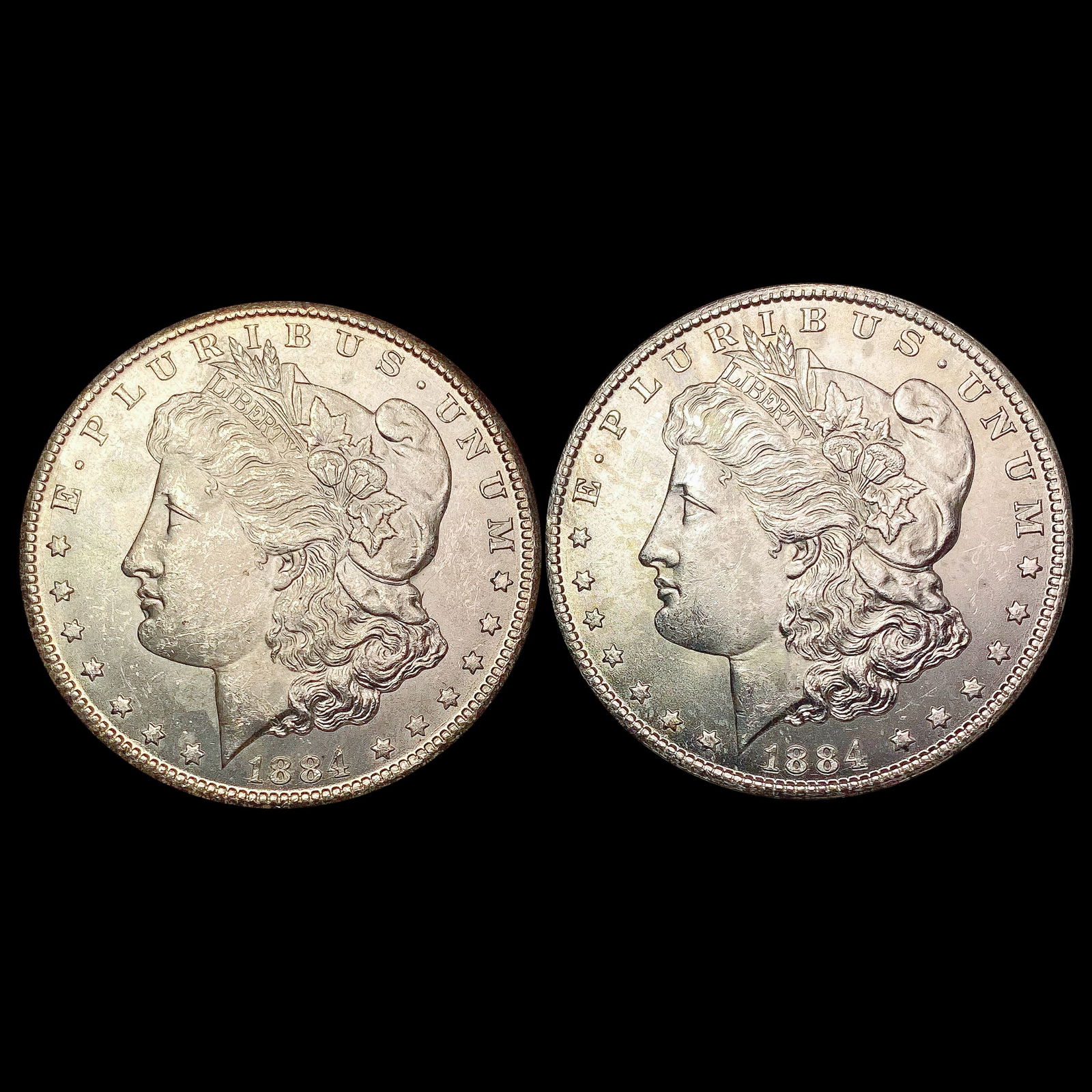 [2] 1884-CC Morgan Silver Dollar CHOICE BU (1 of 2)