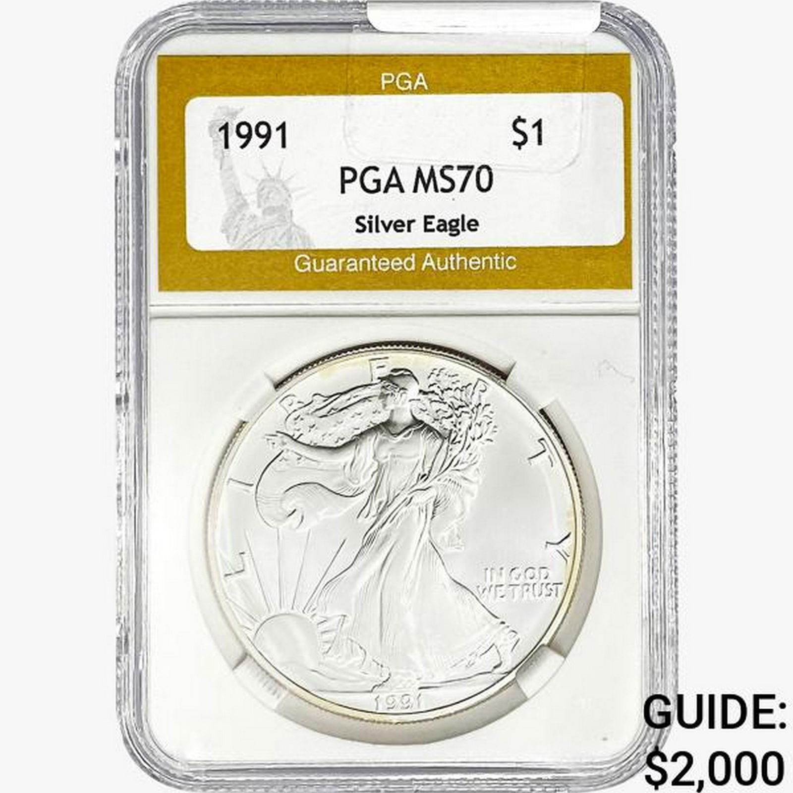 1991 Silver Eagle PGA MS70 (1 of 2)