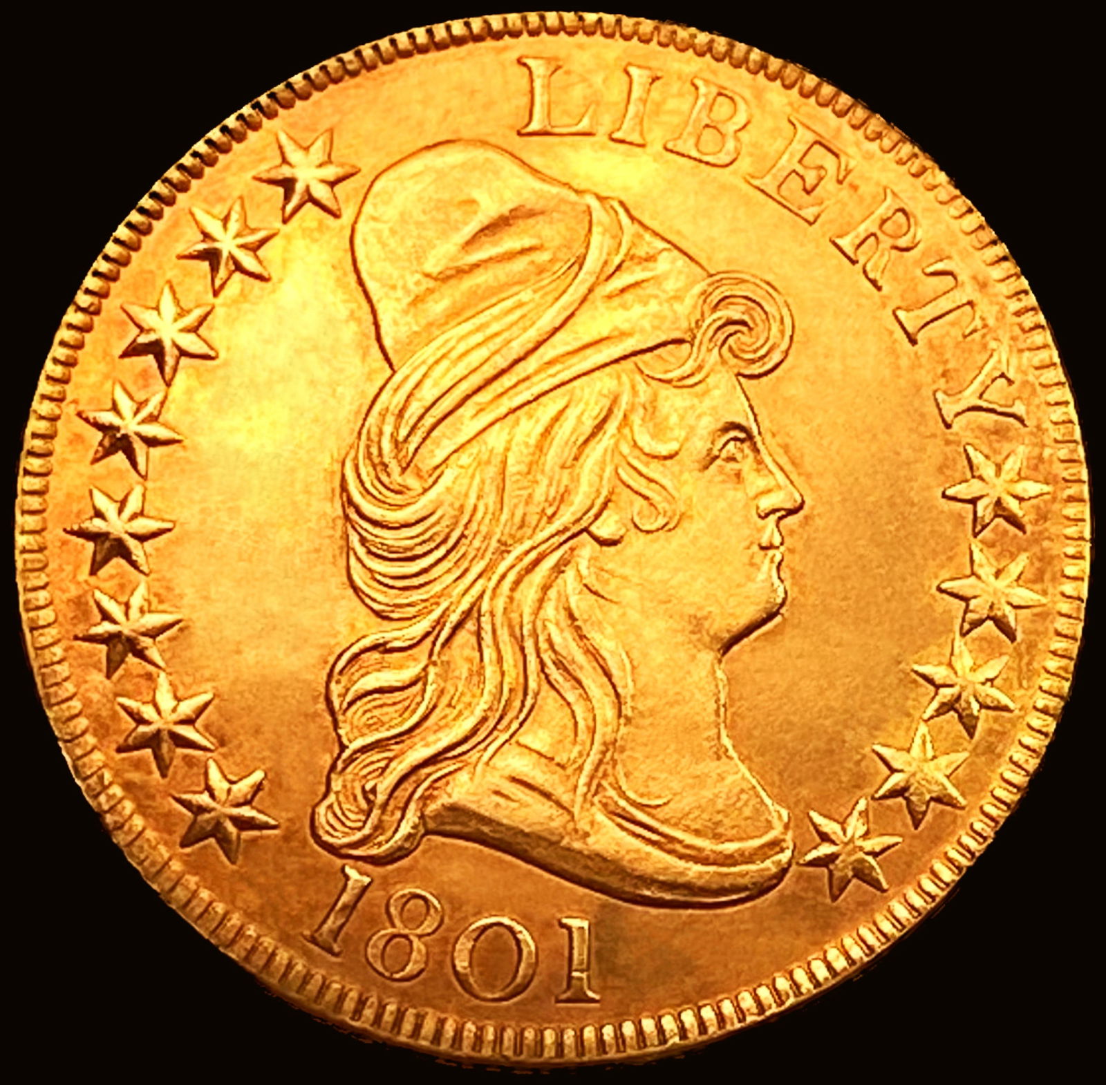 1801 $10 Gold Eagle CHOICE BU (1 of 2)