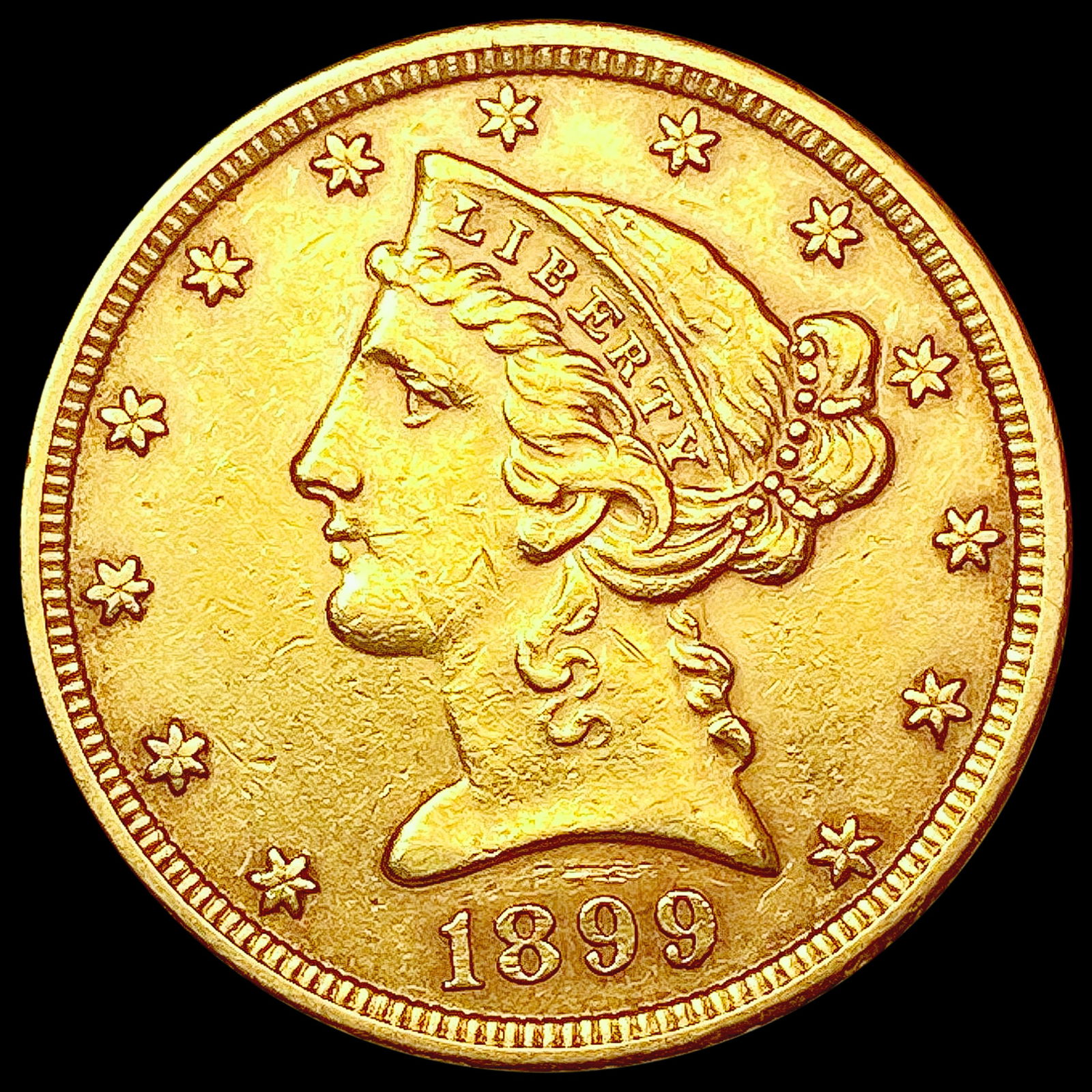 1899 $5 Gold Half Eagle UNCIRCULATED (1 of 2)