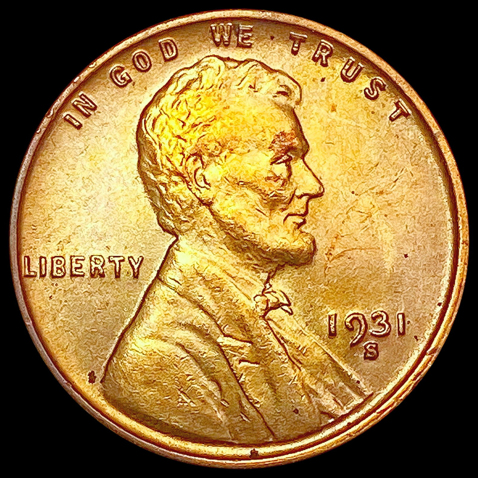 1931-S Wheat Cent CLOSELY UNCIRCULATED (1 of 2)