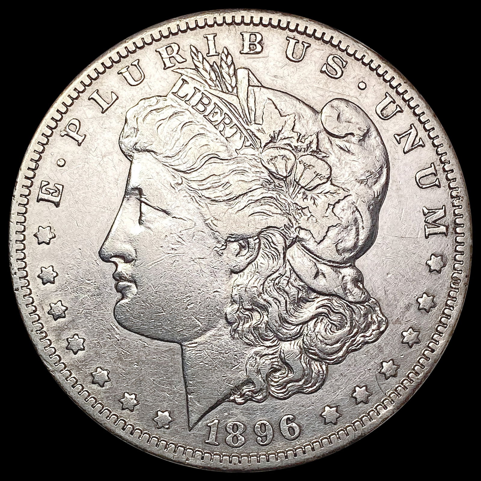 1896-S Morgan Silver Dollar NEARLY UNCIRCULATED (1 of 2)