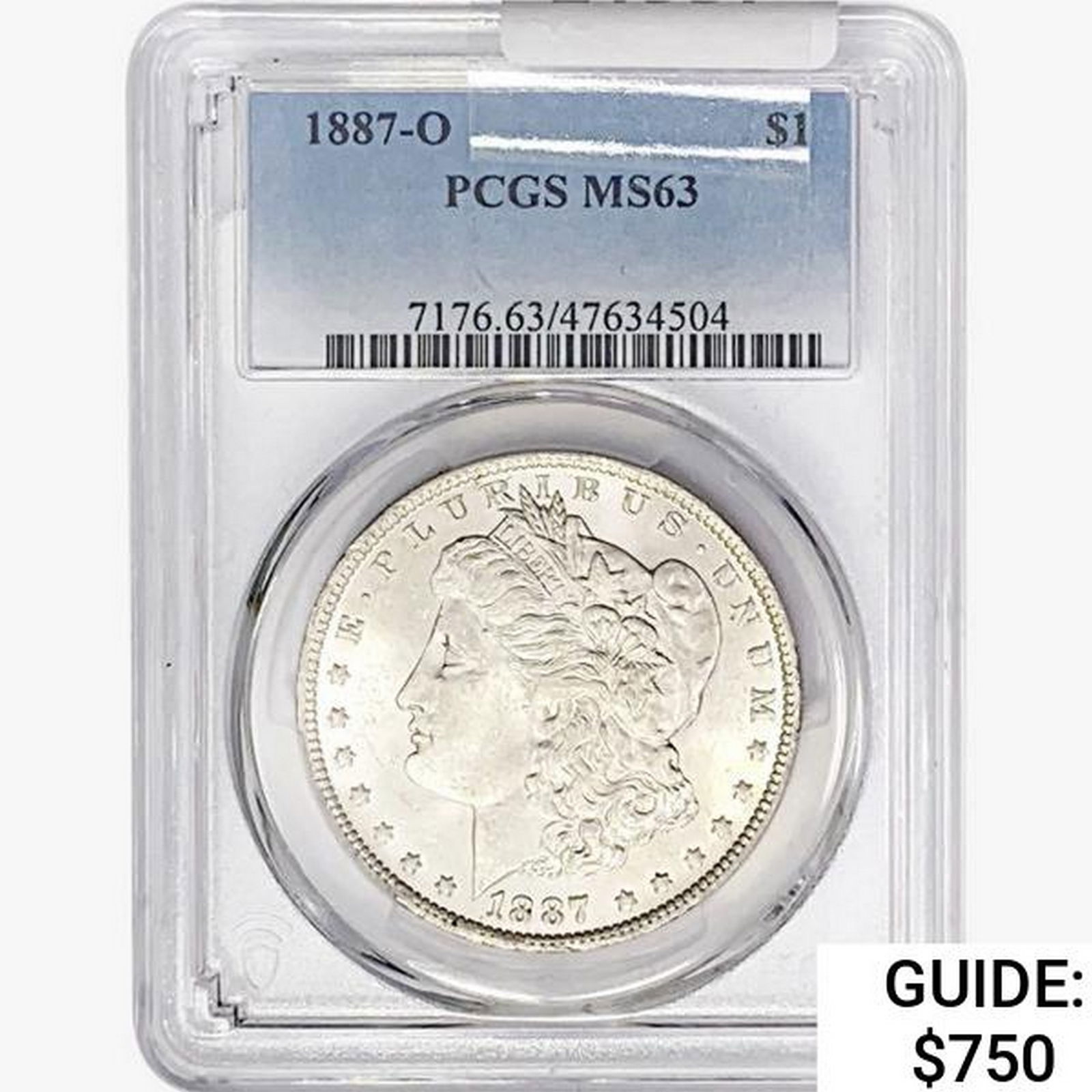 1887-O Morgan Silver Dollar PCGS MS63 (1 of 2)