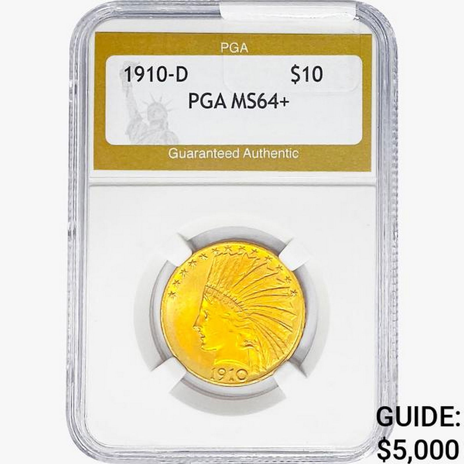 1910-D $10 Gold Eagle PGA MS64+ (1 of 2)