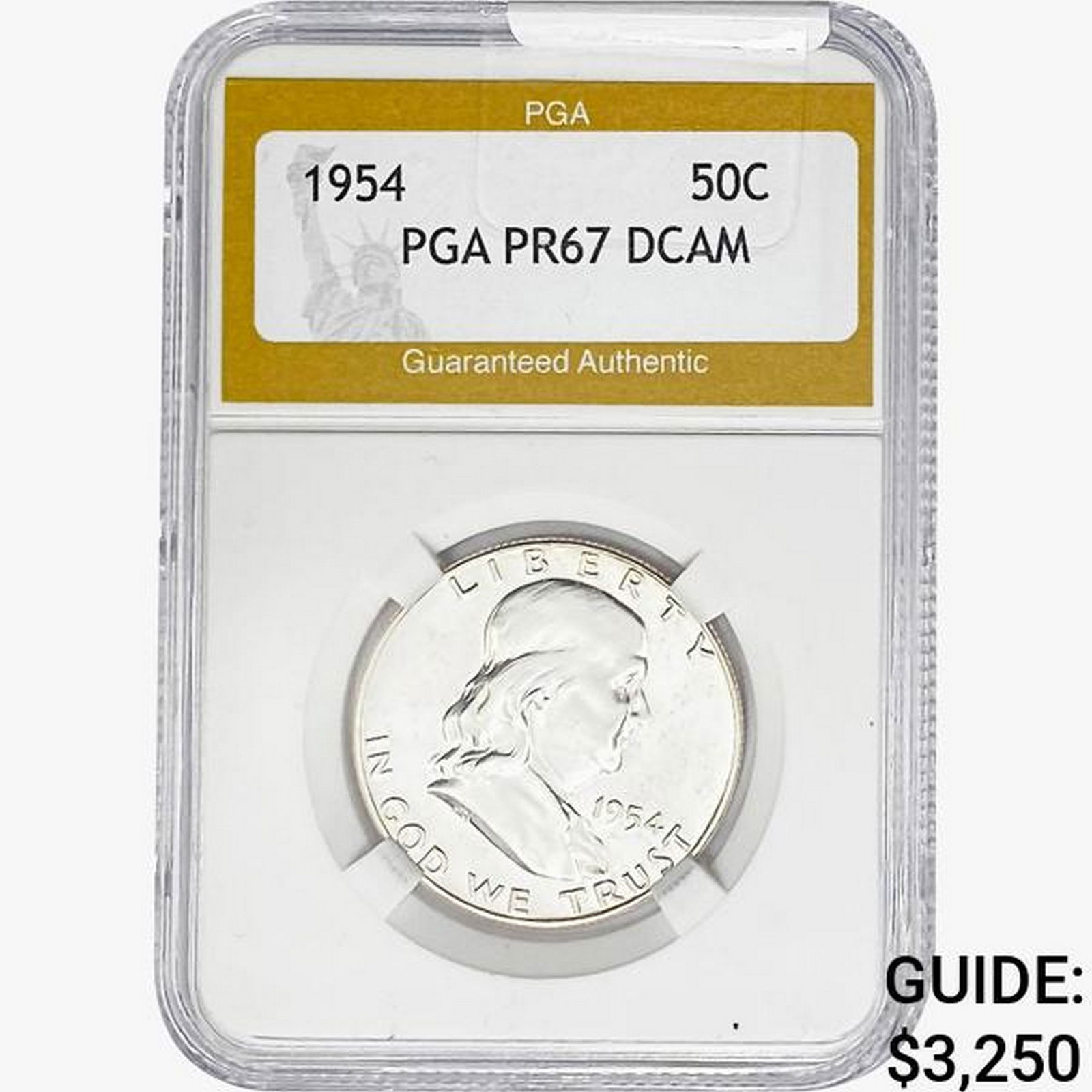 1954 Franklin Half Dollar PGA PR67 DCAM (1 of 2)