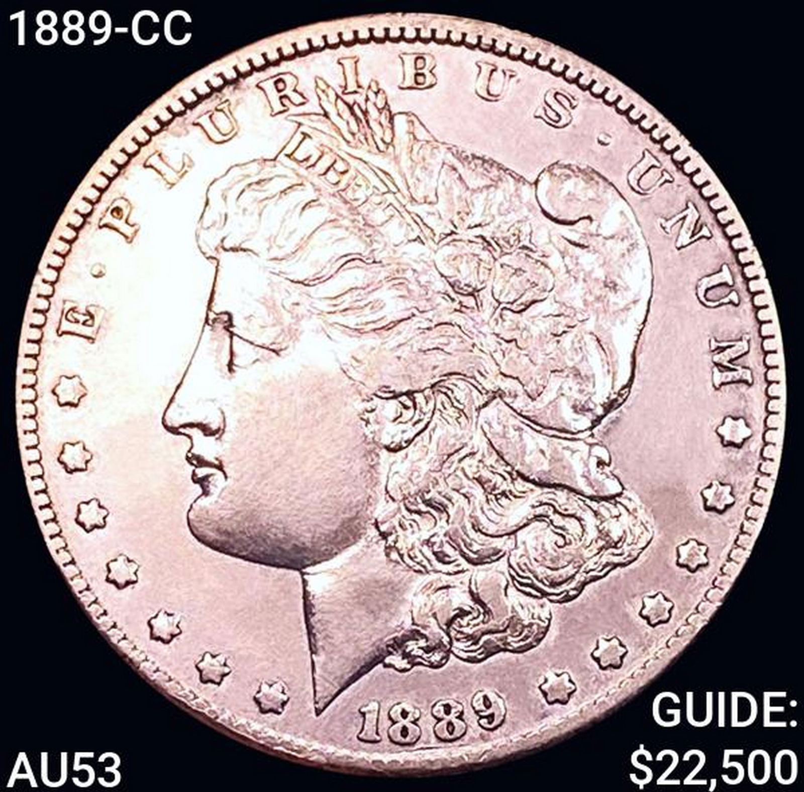 1889-CC Morgan Silver Dollar CLOSELY UNCIRCULATED (1 of 2)