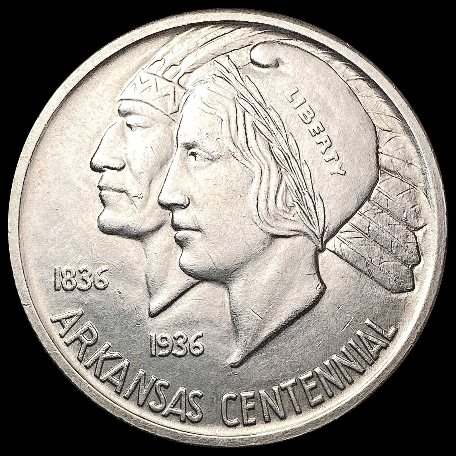 1936 Arkansas Half Dollar CHOICE BU (1 of 2)