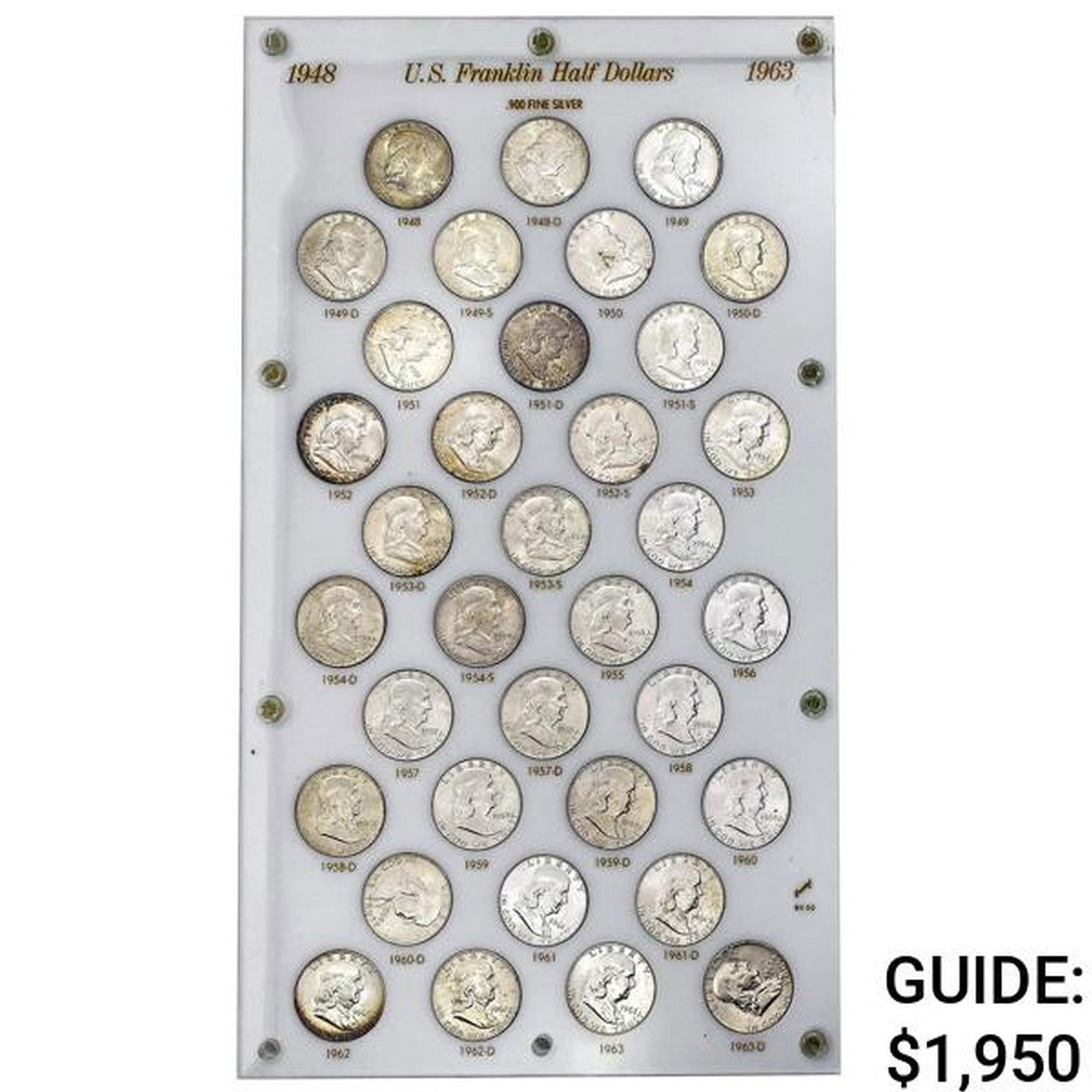 [35] 1948-1963 Franklin Half Dollar (1 of 2)