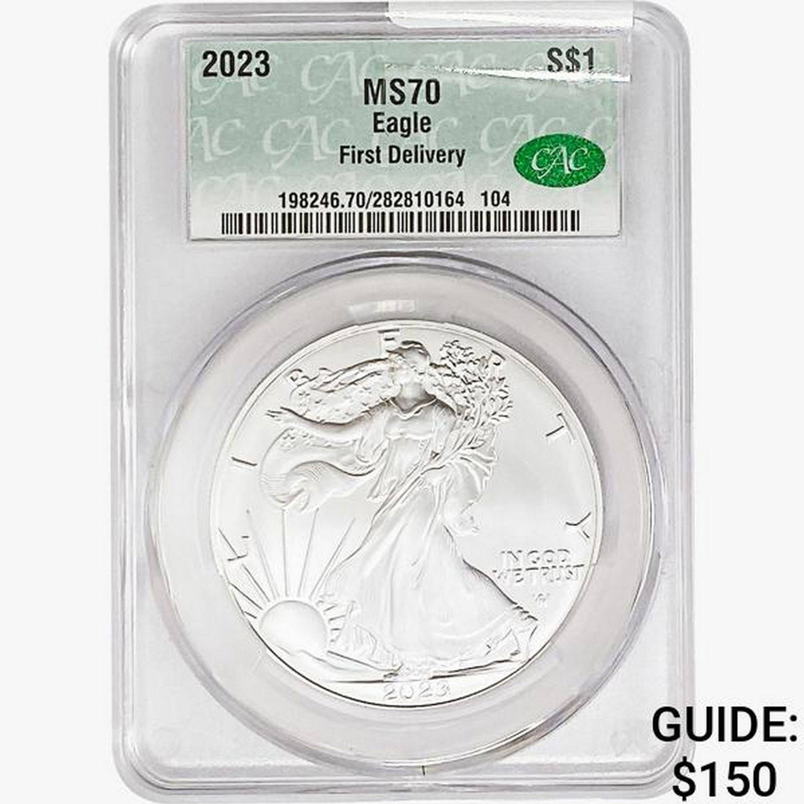 2023 Silver Eagle CAC MS70 (1 of 2)
