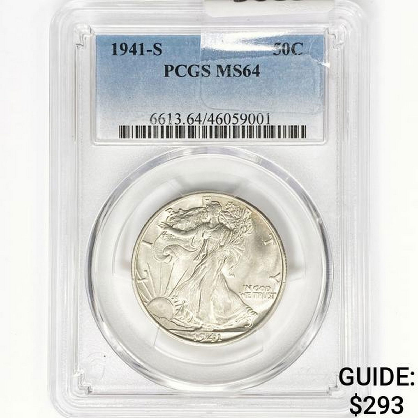 1941-S Walking Liberty Half Dollar PCGS MS64 (1 of 2)