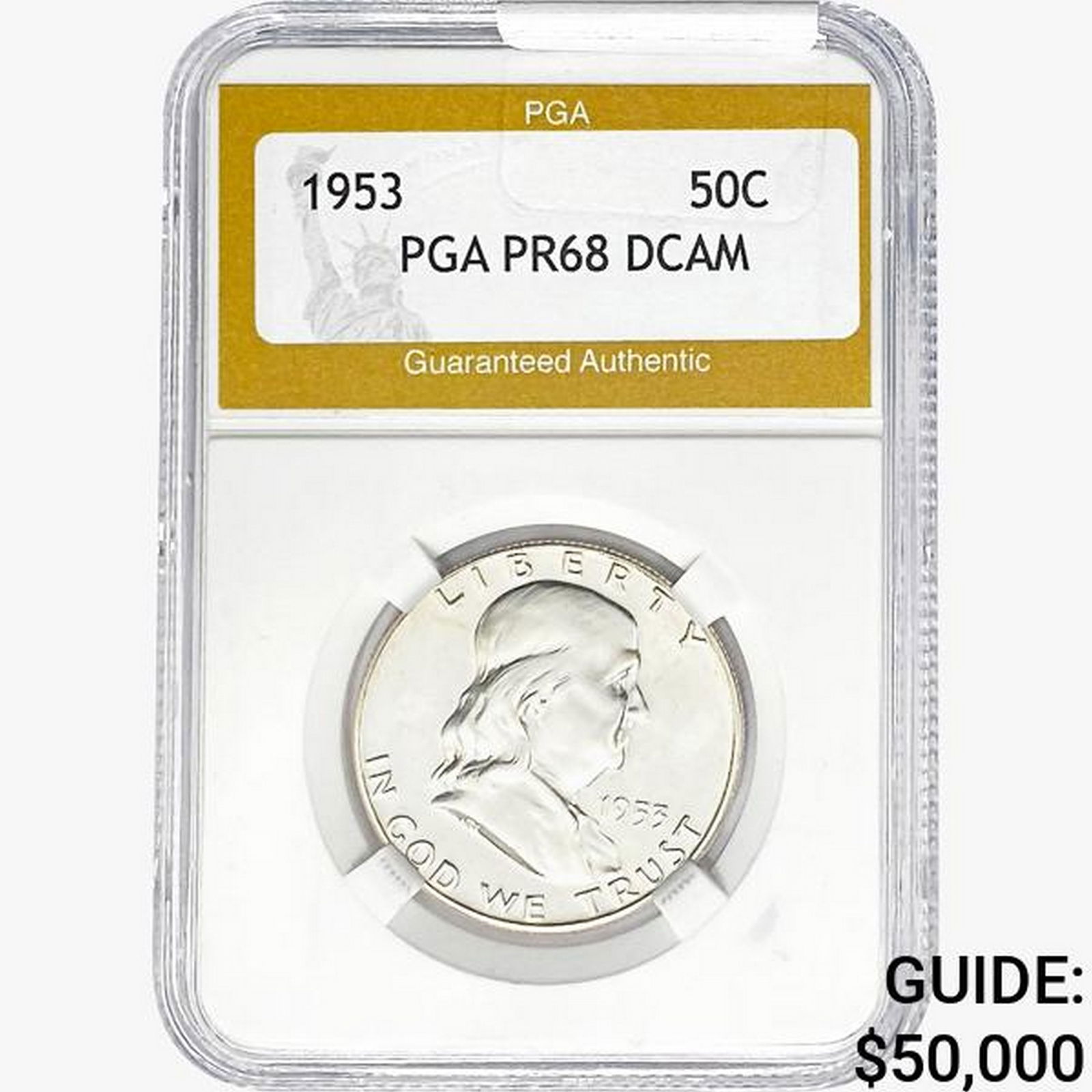 1953 Franklin Half Dollar PGA PR68 DCAM (1 of 2)