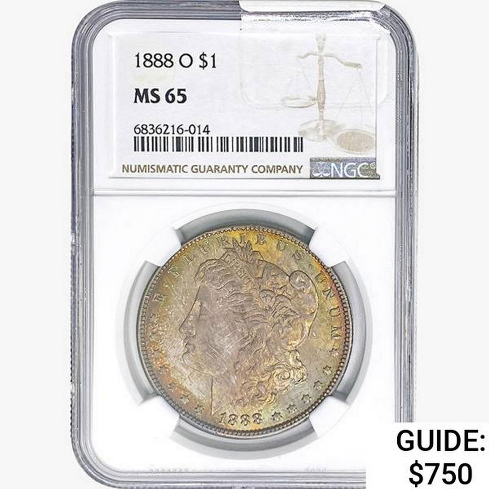 1888-O Morgan Silver Dollar NGC MS65 (1 of 2)