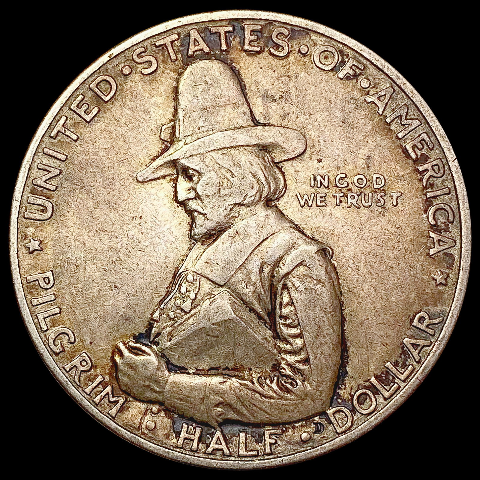 1920 Pilgrim Half Dollar CLOSELY UNCIRCULATED (1 of 2)