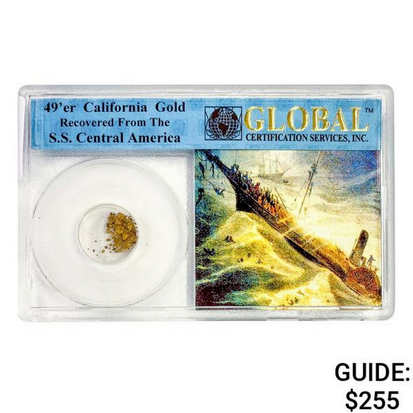 1857 49er CA Pinch of Gold S.S. Shipwreck Cen. Am. (1 of 2)