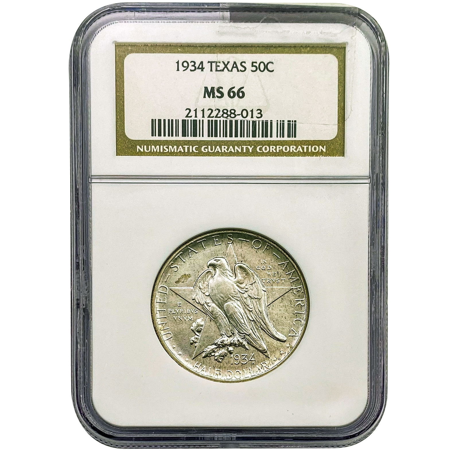 1934 Texas Half Dollar NGC MS66 (1 of 2)