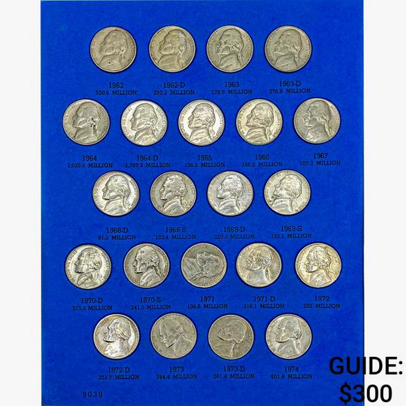 1962-1987 Jefferson Nickel Set [48 Coins] (1 of 6)