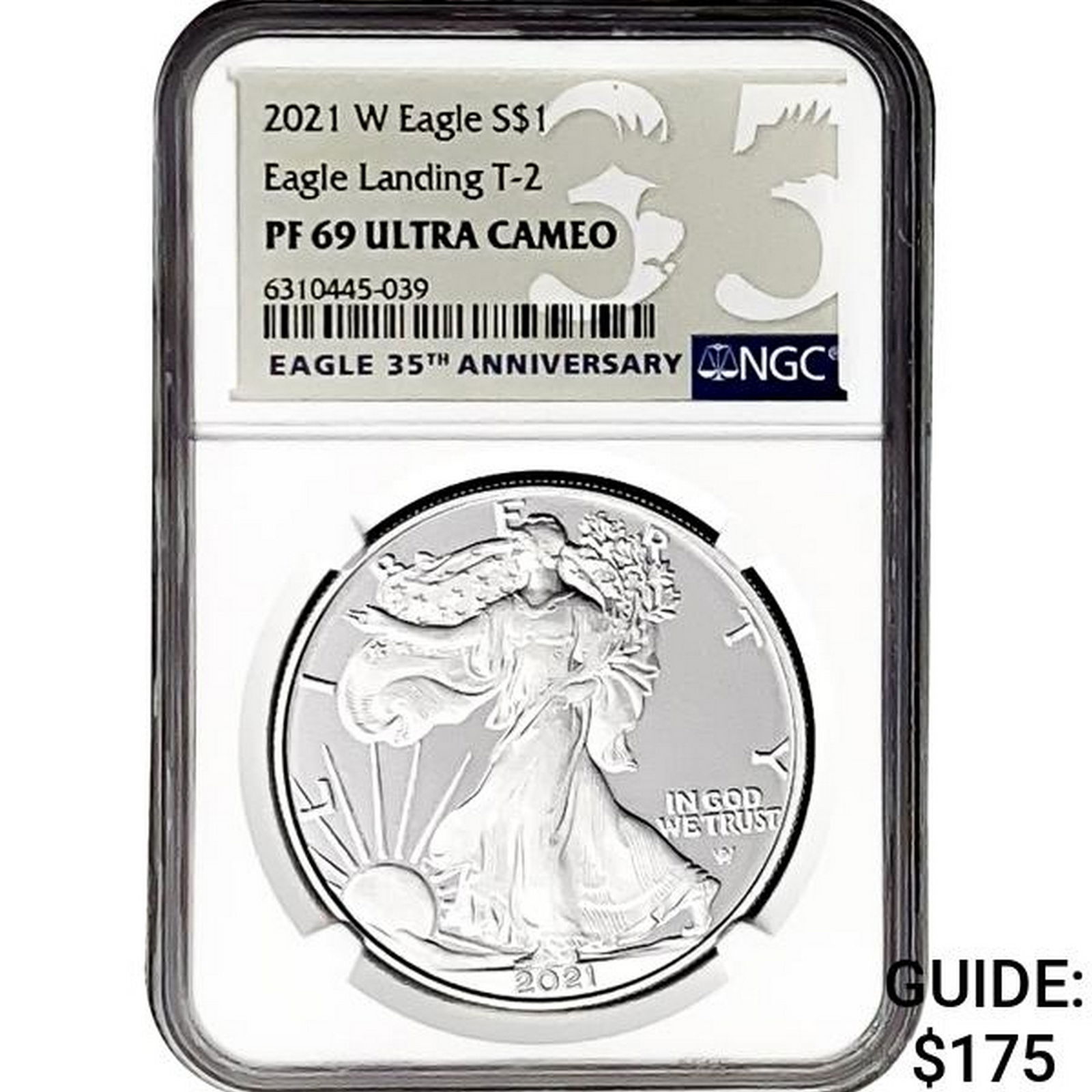2021-W Type 2 Silver Eagle NGC PF69 Ultra Cameo (1 of 2)