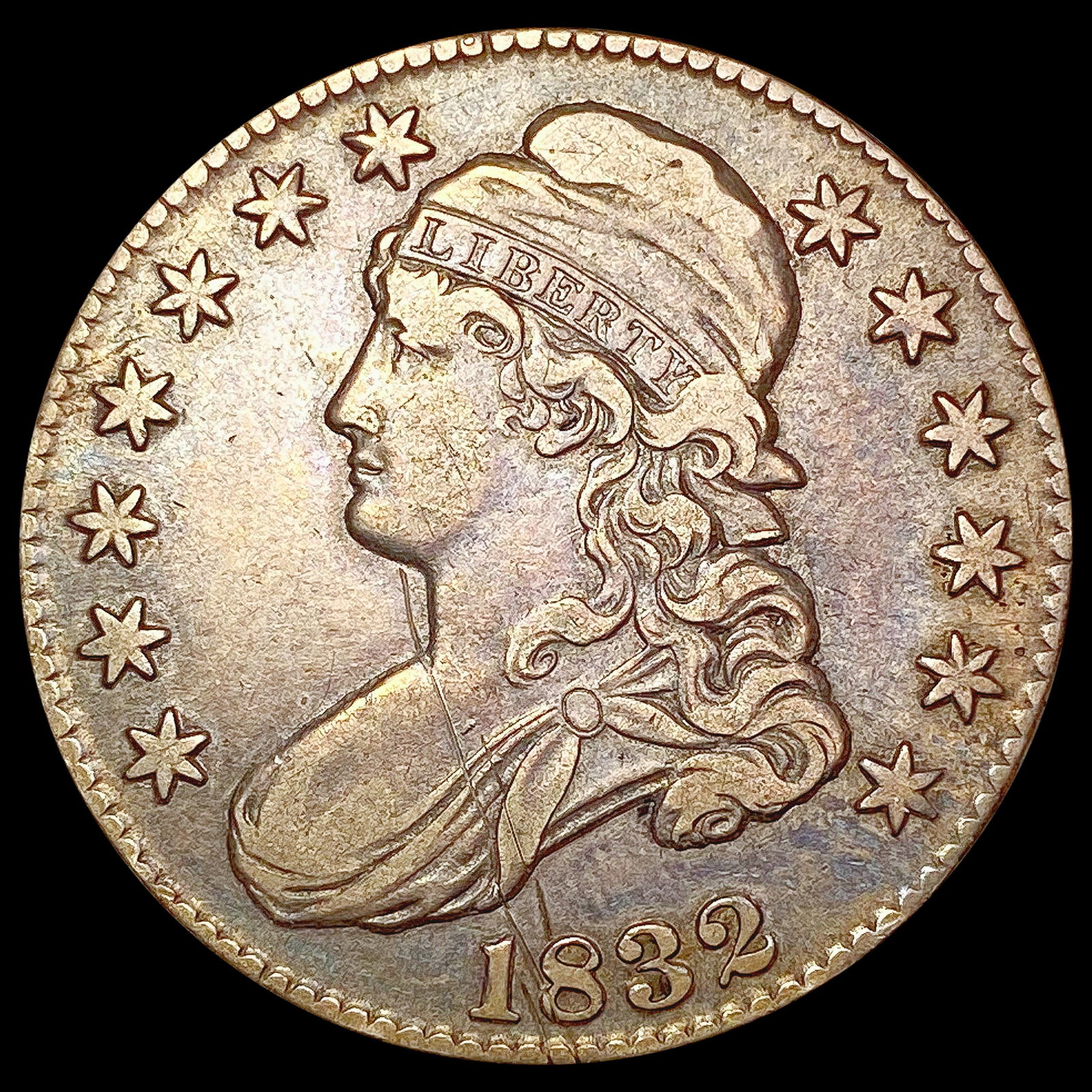 1832 Capped Bust Half Dollar LIGHTLY CIRCULATED (1 of 2)