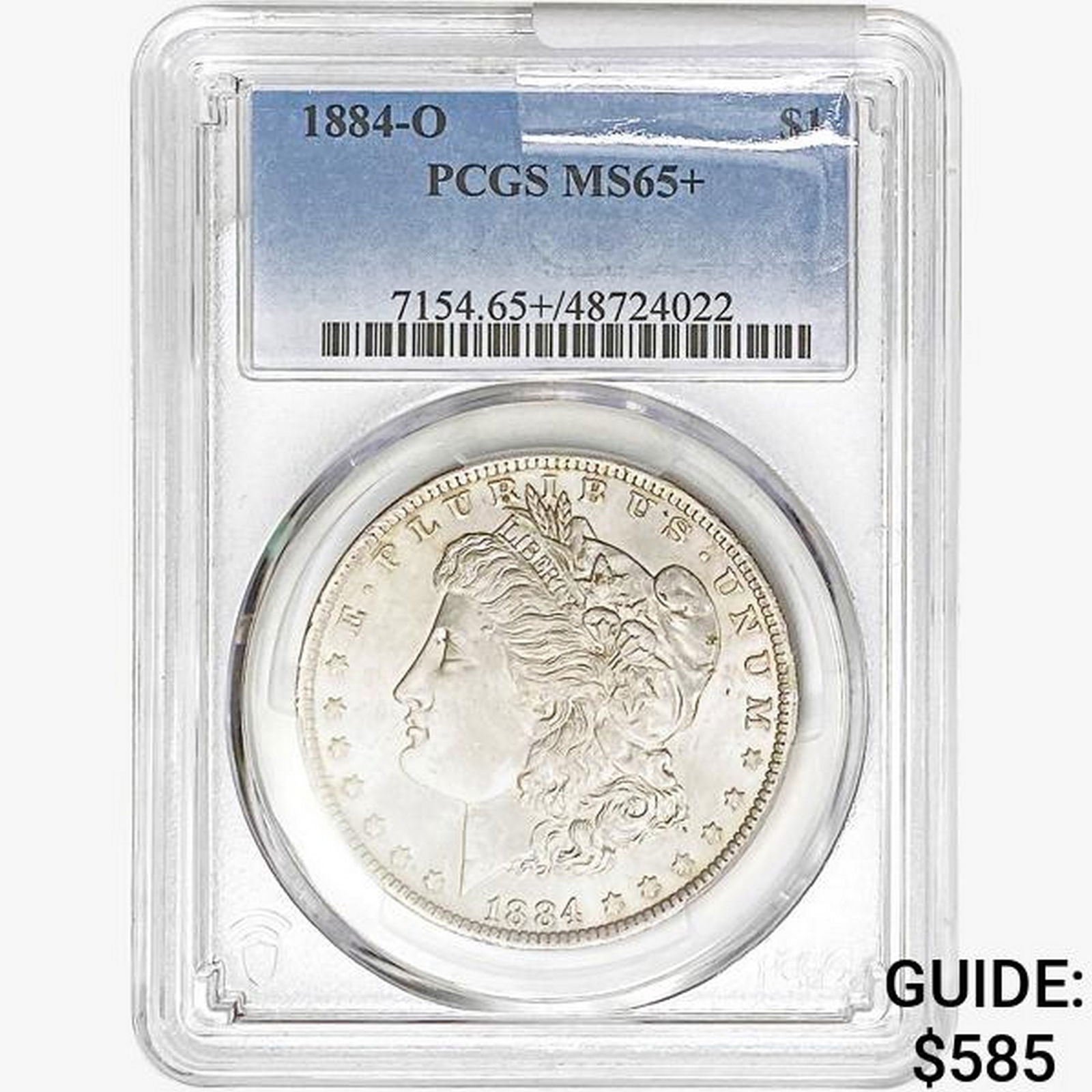 1884-O Morgan Silver Dollar PCGS MS65+ (1 of 2)