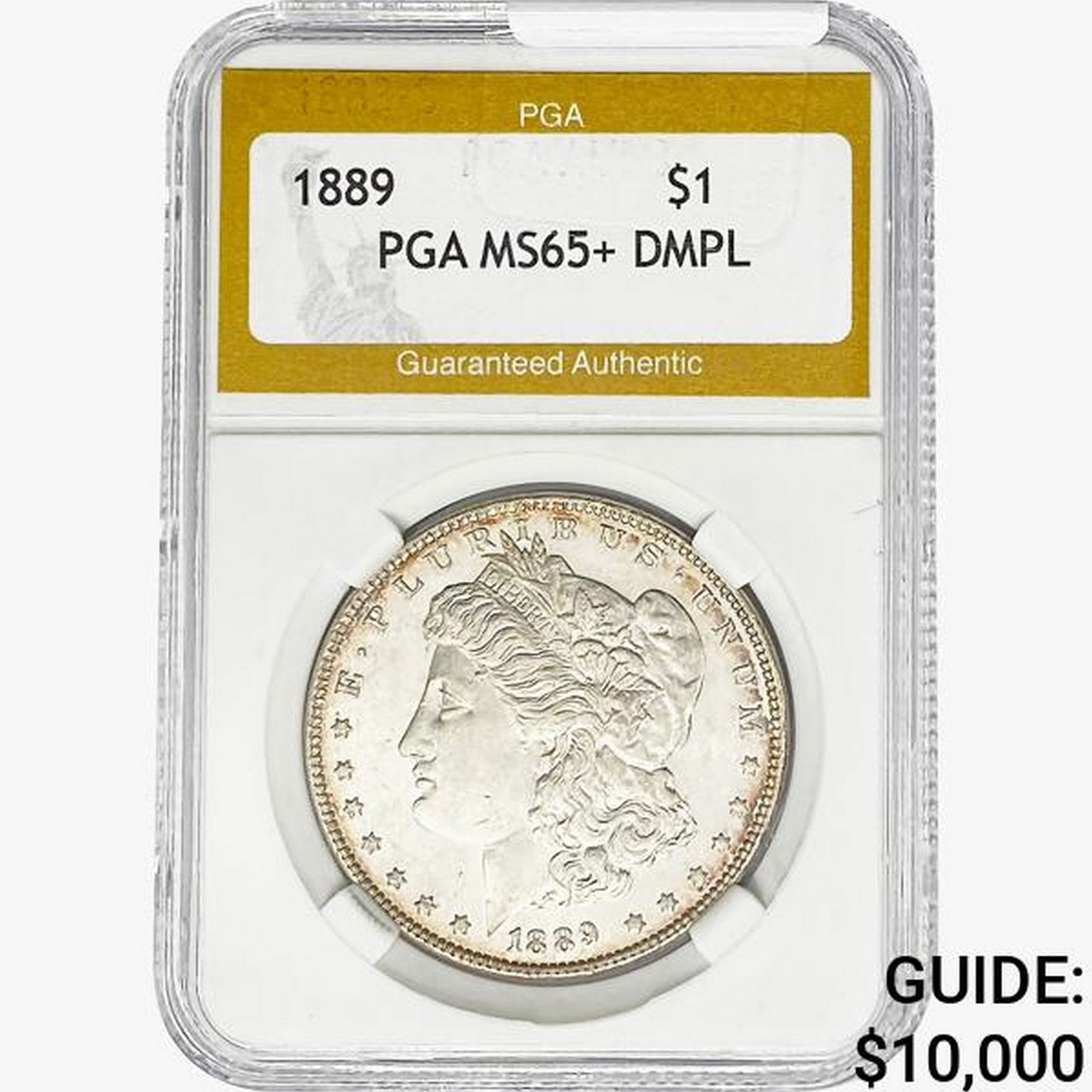 1889 Morgan Silver Dollar PGA MS65+ DMPL (1 of 2)