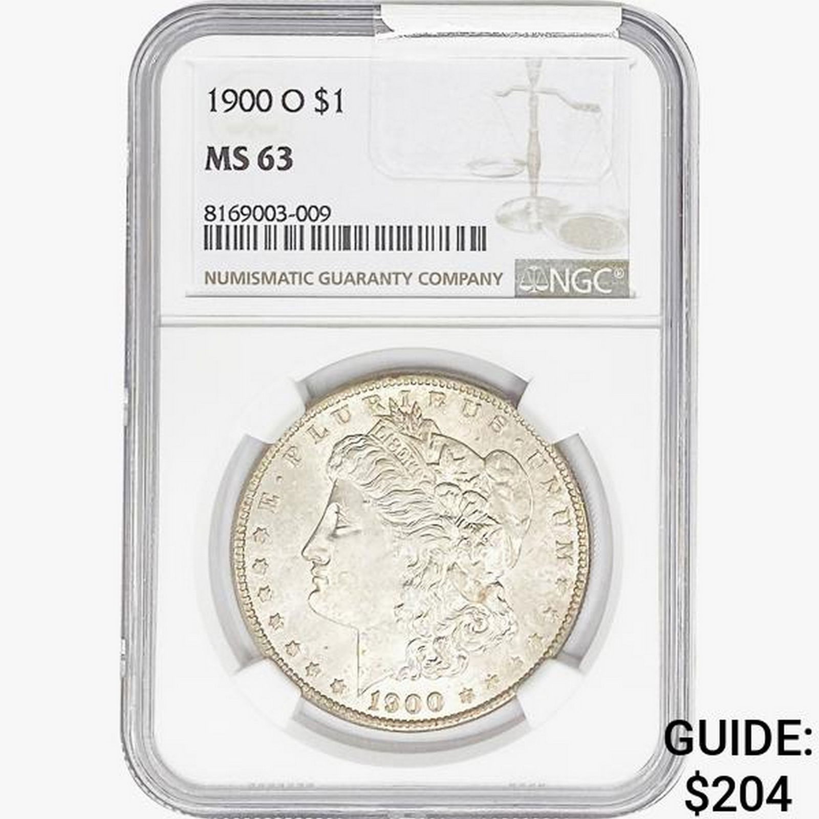 1900-O Morgan Silver Dollar NGC MS63 (1 of 2)
