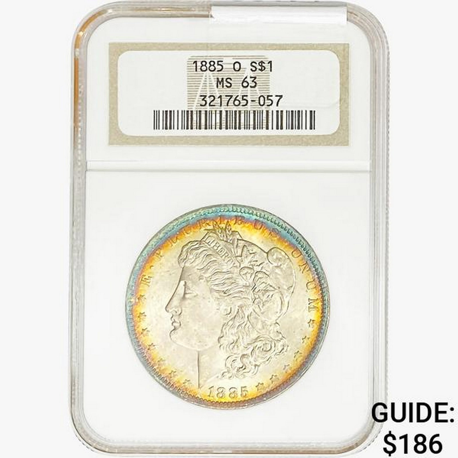 1885-O Morgan Silver Dollar NGC MS63 (1 of 2)
