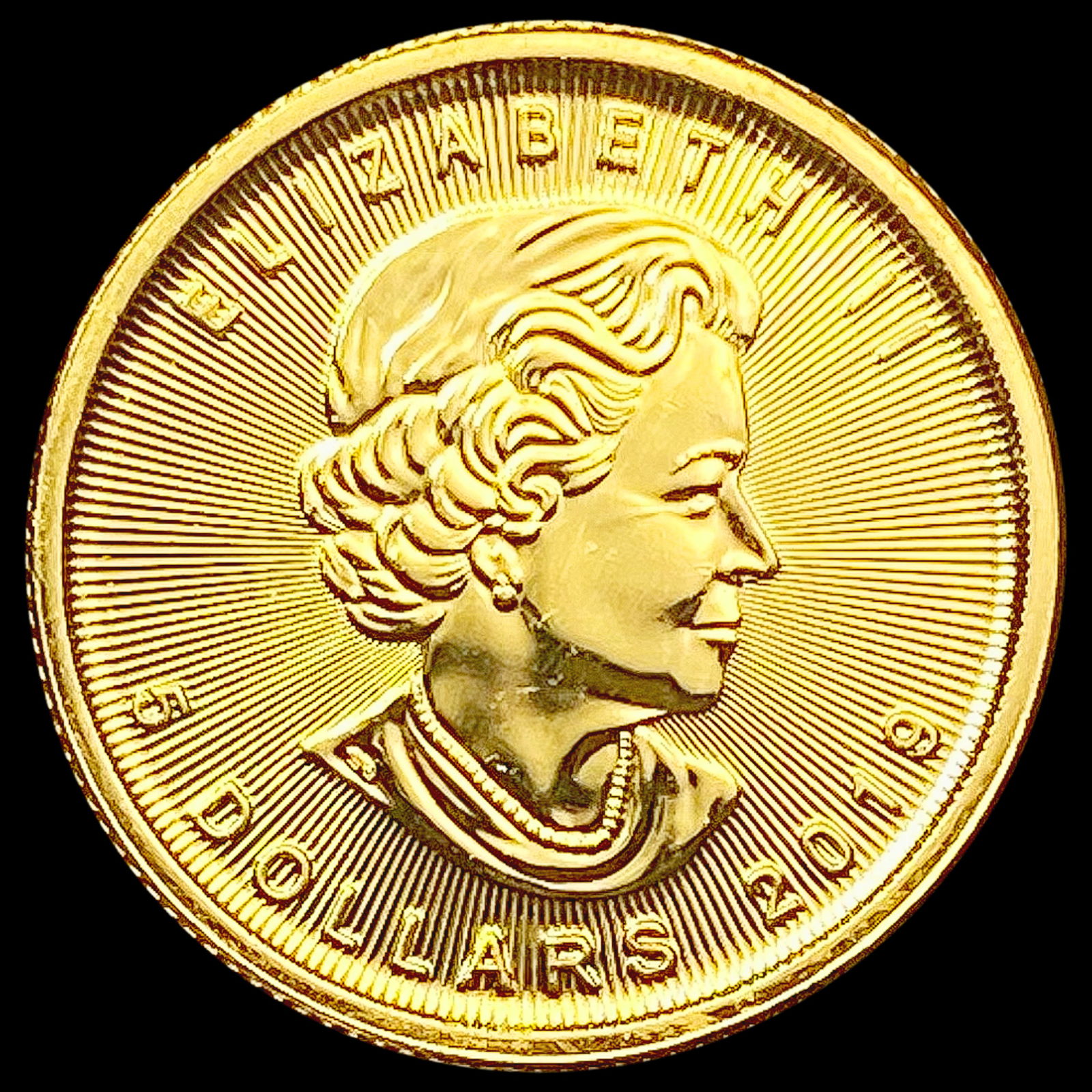 2019 1/10oz Gold Canada Maple Leaf $5 CHOICE PROOF (1 of 2)