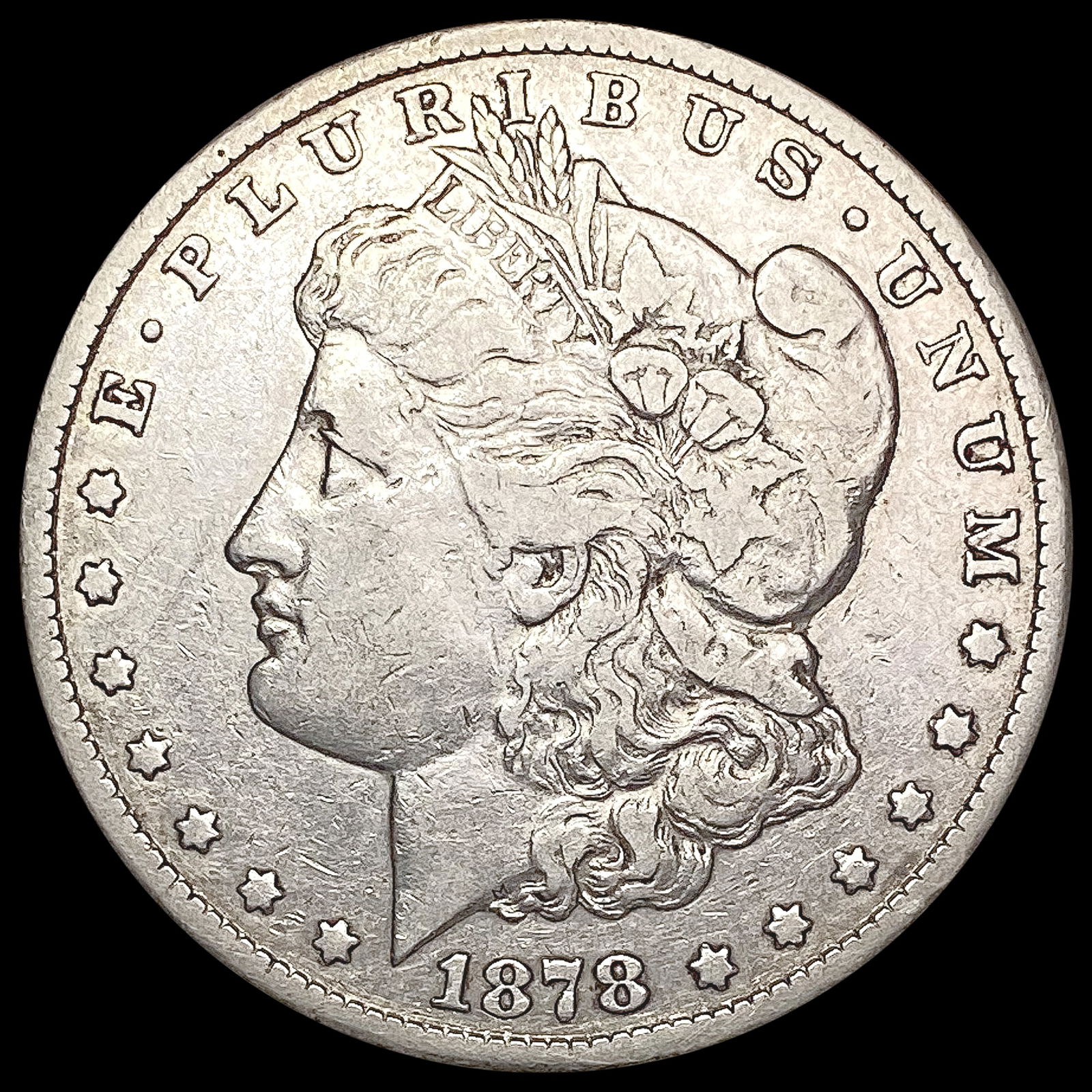 1878-CC Morgan Silver Dollar LIGHTLY CIRCULATED (1 of 2)